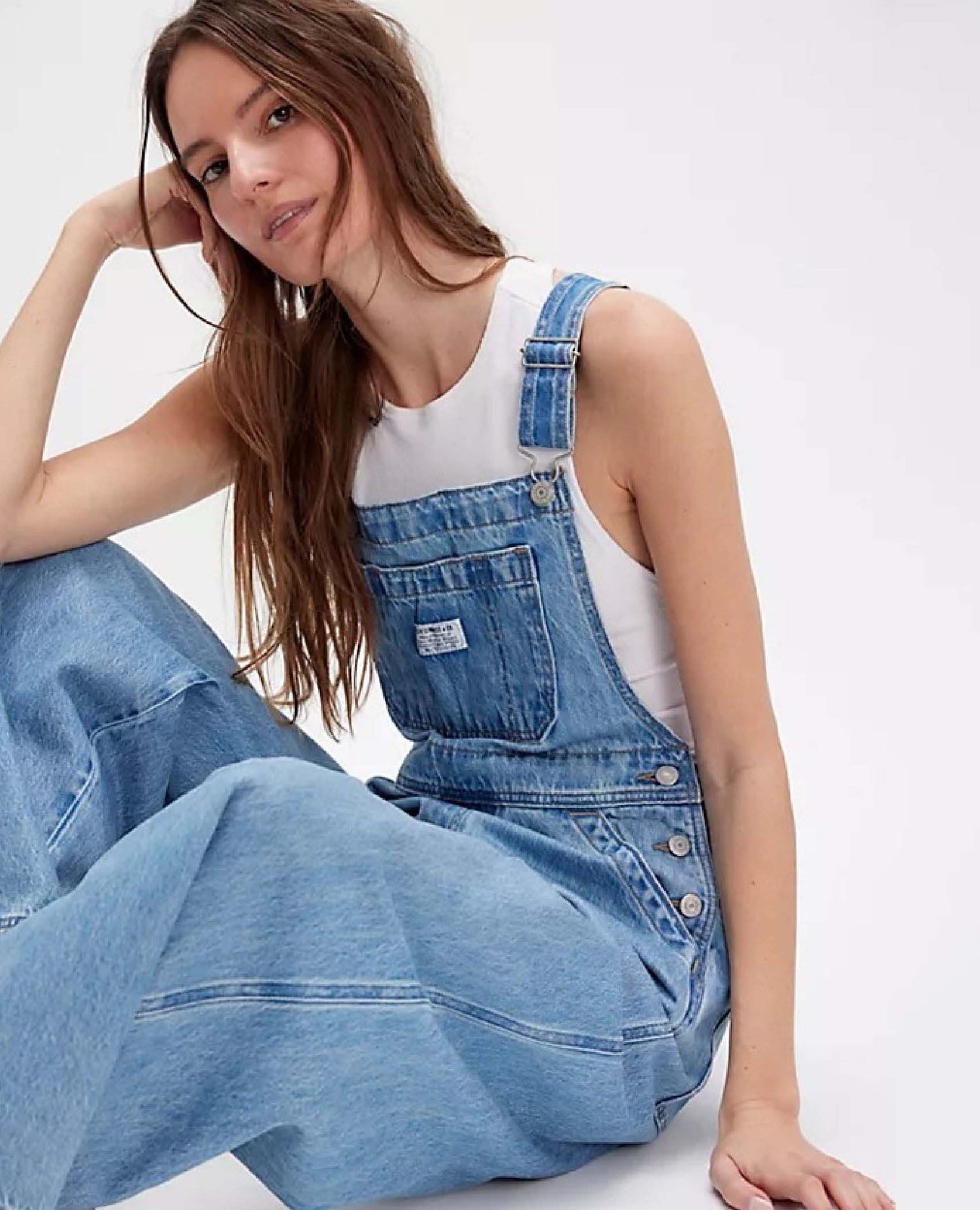 XL Overall Light Invested Indigo