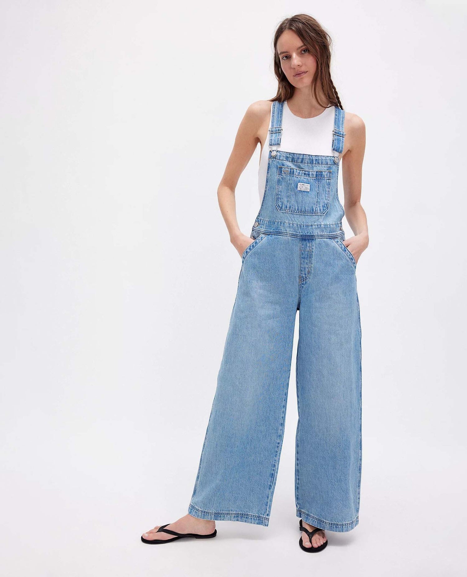 XL Overall Light Invested Indigo
