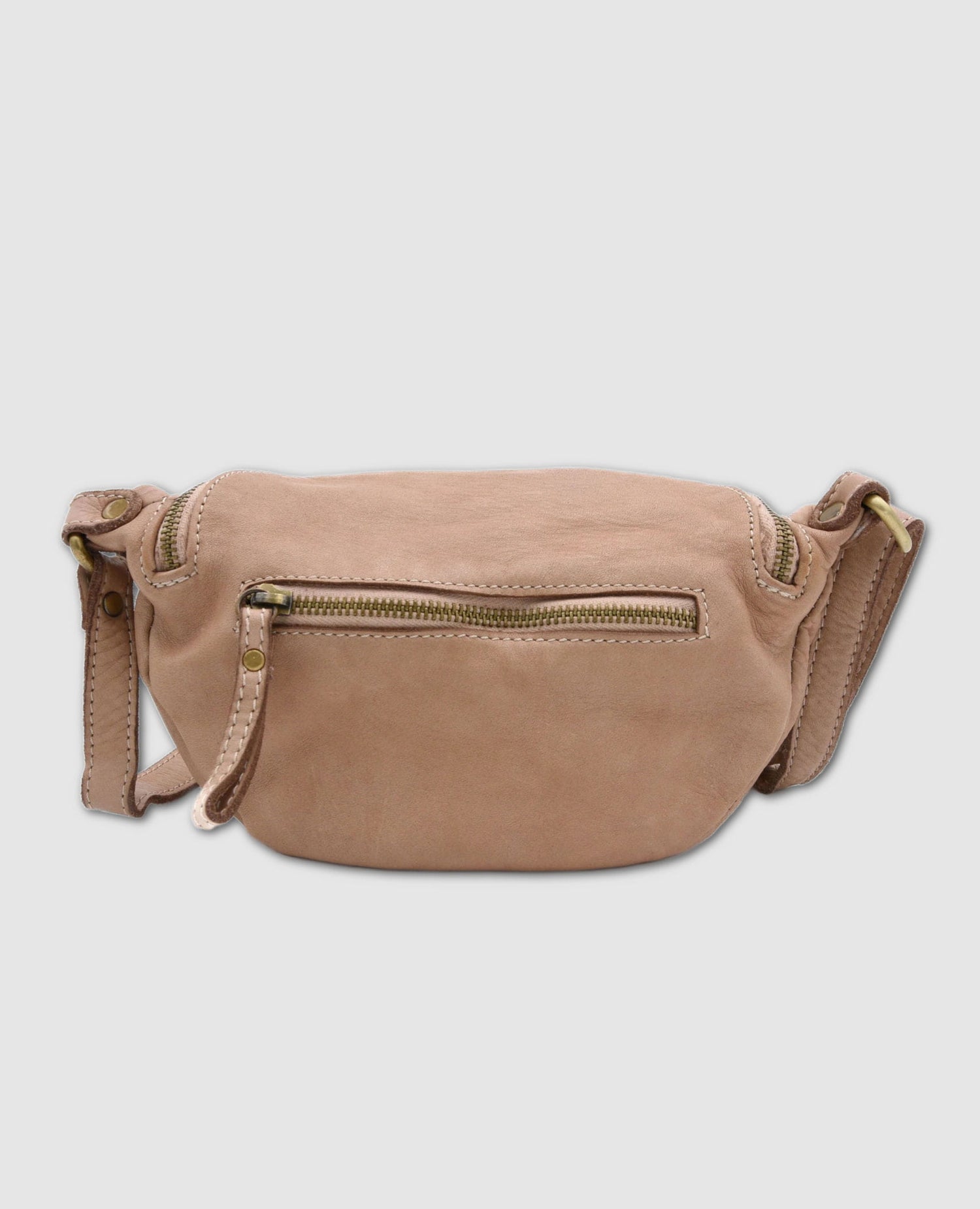 Avery Leather Crossbody Light Taupe