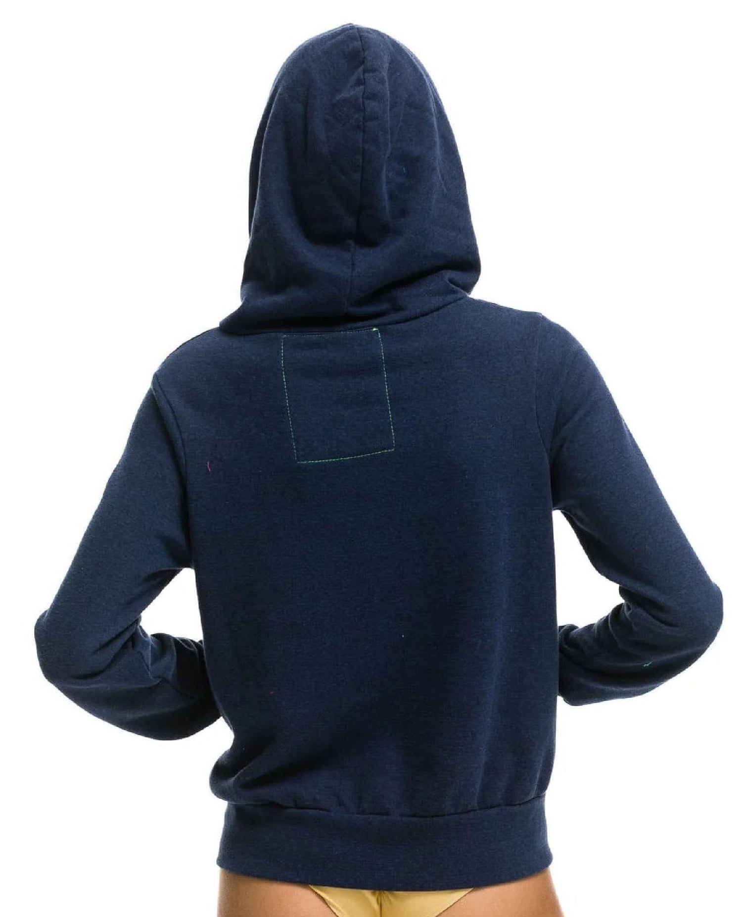 5 Stripe Navy Zip Hoodie