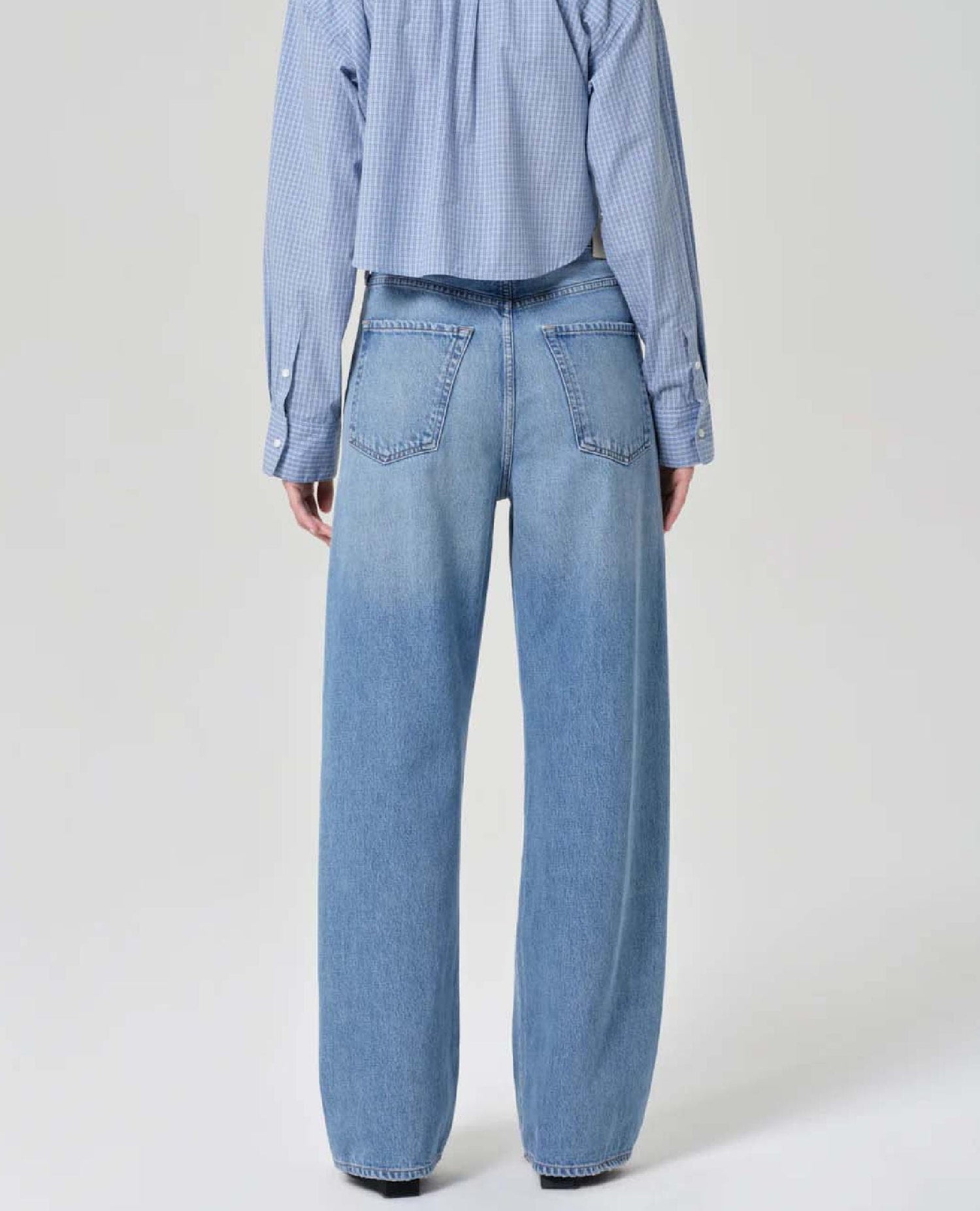 Ayla Wide Rigid Jeans Cupid