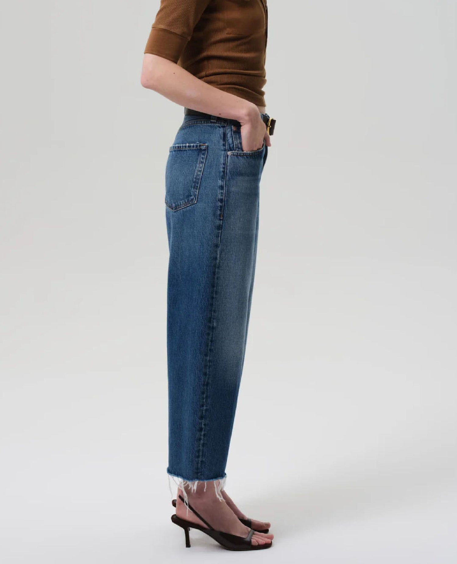 Citizens Ayla Raw Hem Crop Chaya