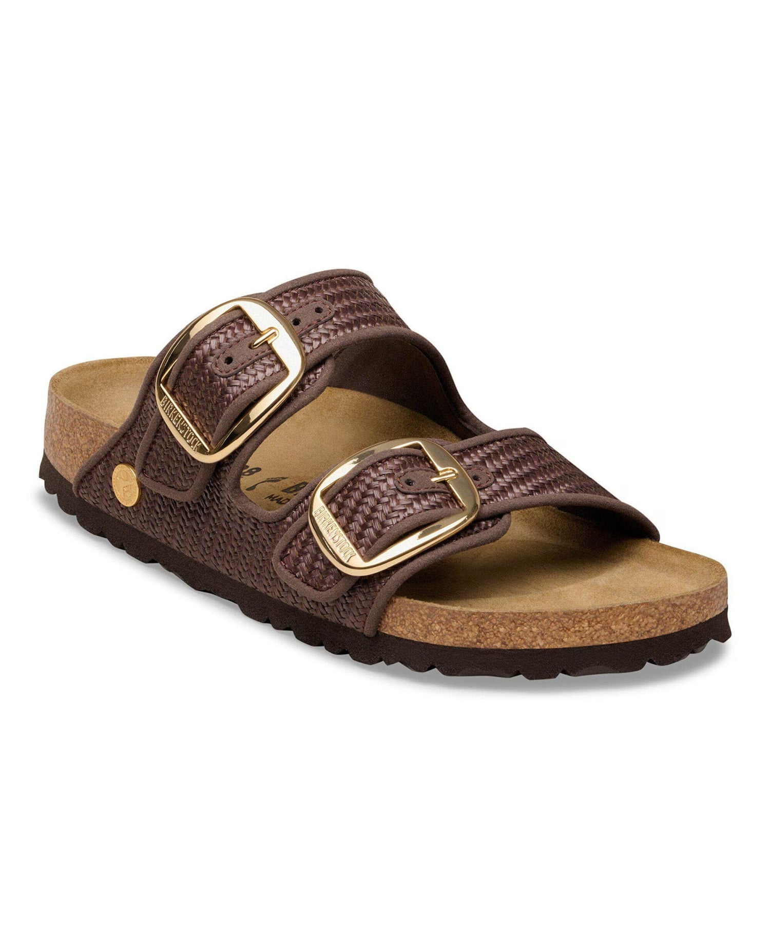 Arizona Big Buckle Raffia Brown