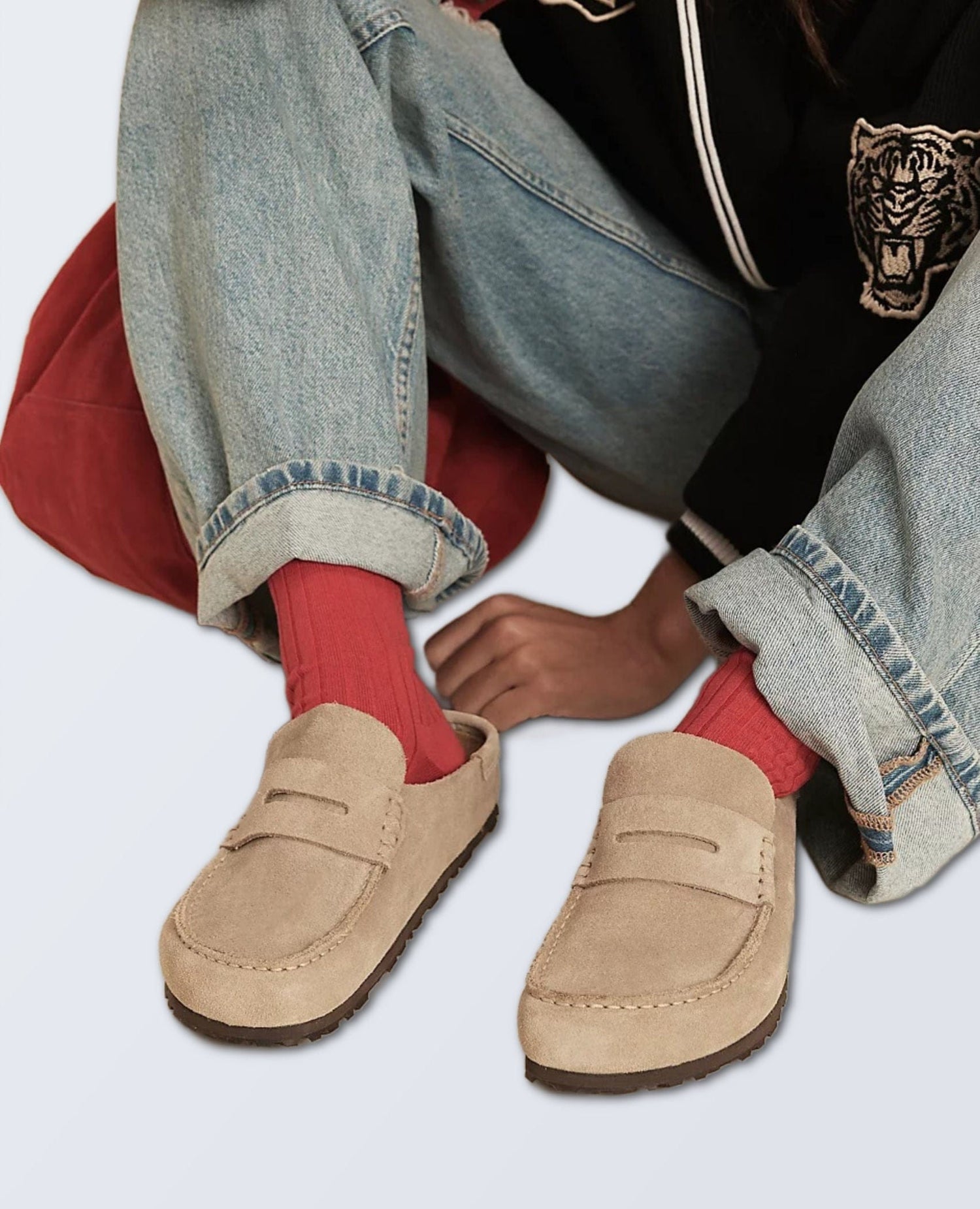 Birk Naples Taupe Suede