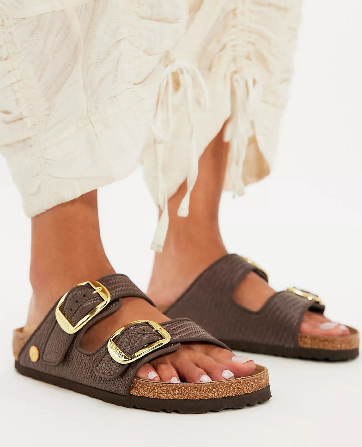 Arizona Raffia Chocolate Brown