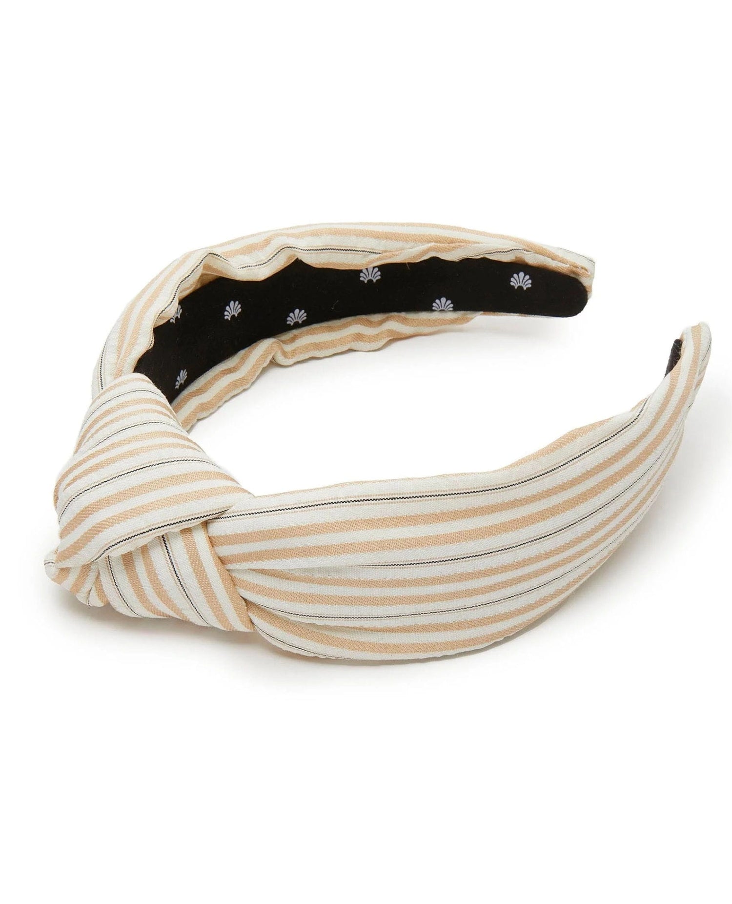 Bisque Knotted Searsucker Headband