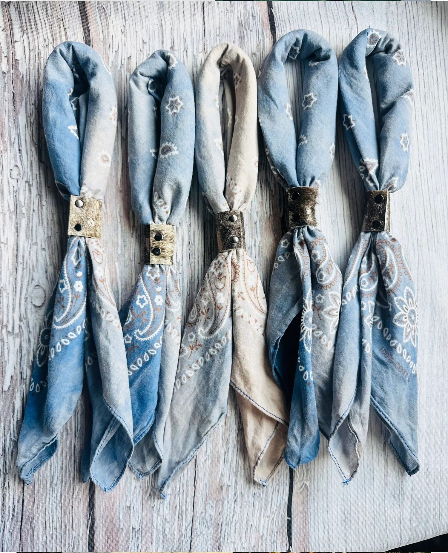 Hand-Dyed Bandana – Denim