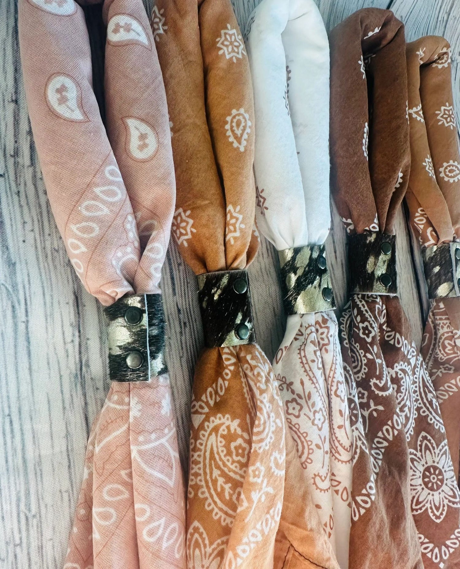 Hand-Dyed Bandana – Terracotta