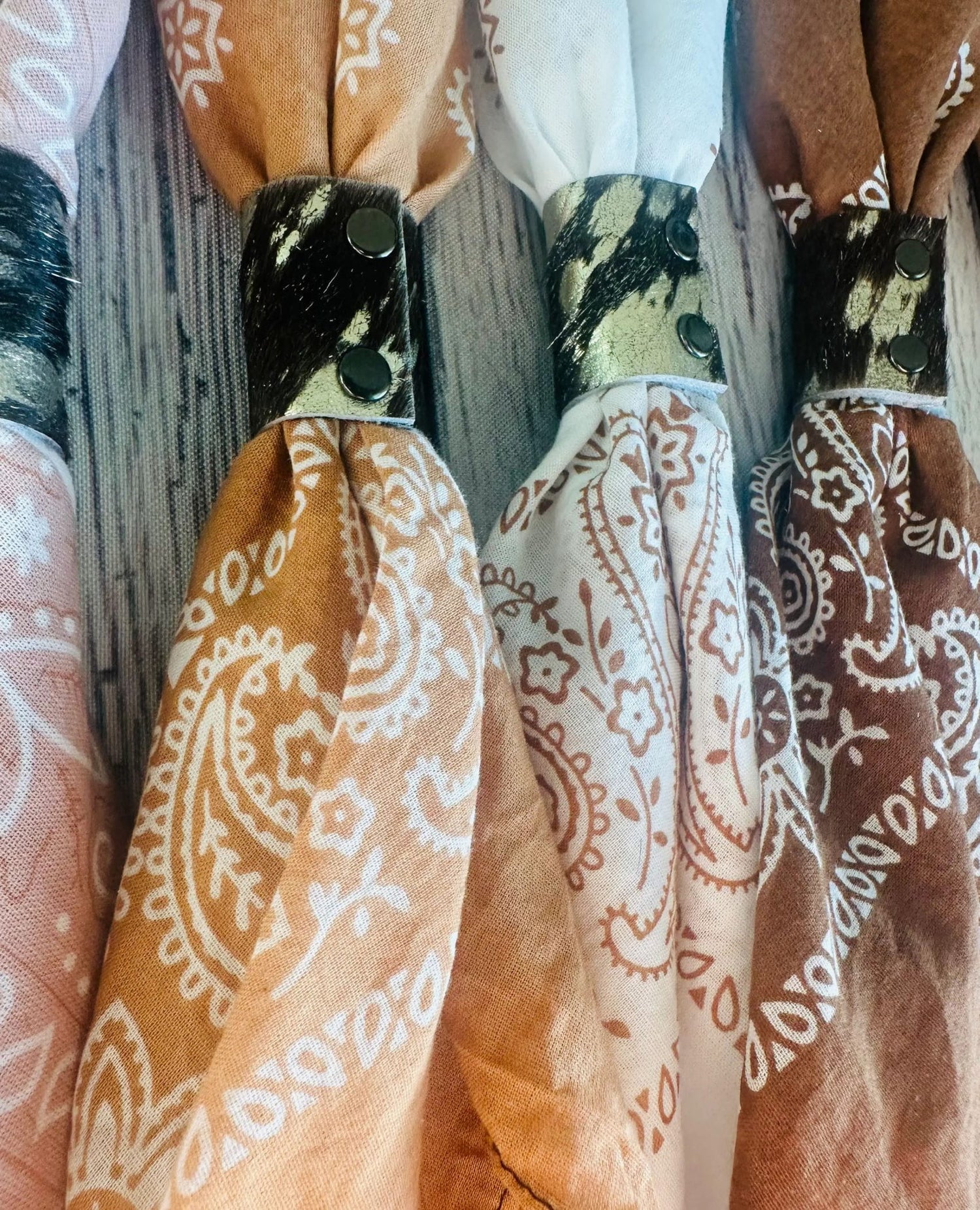 Hand-Dyed Bandana – Terracotta