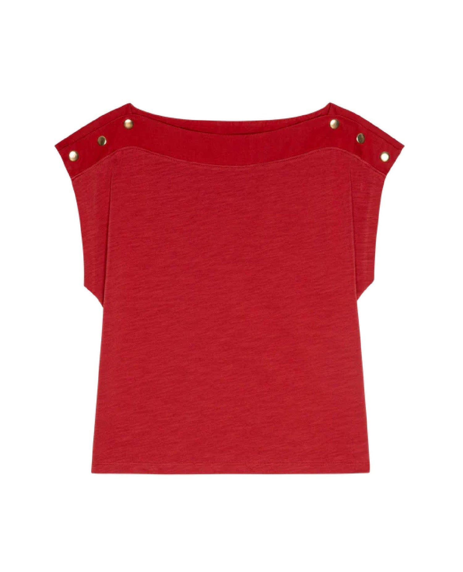 Nation Brooks Snap Top Red