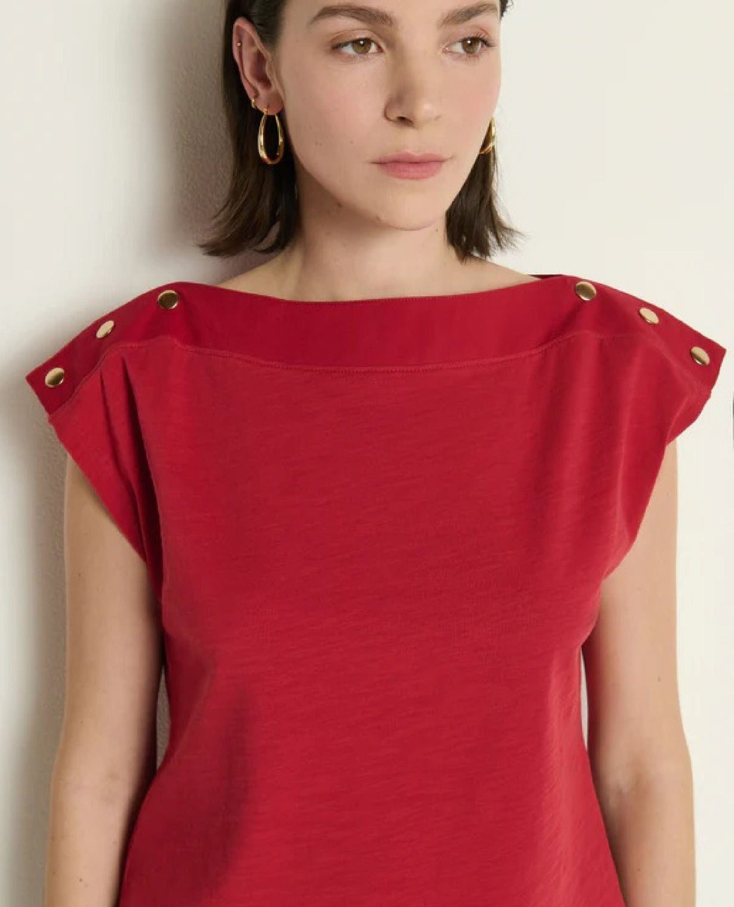 Nation Brooks Snap Top Red