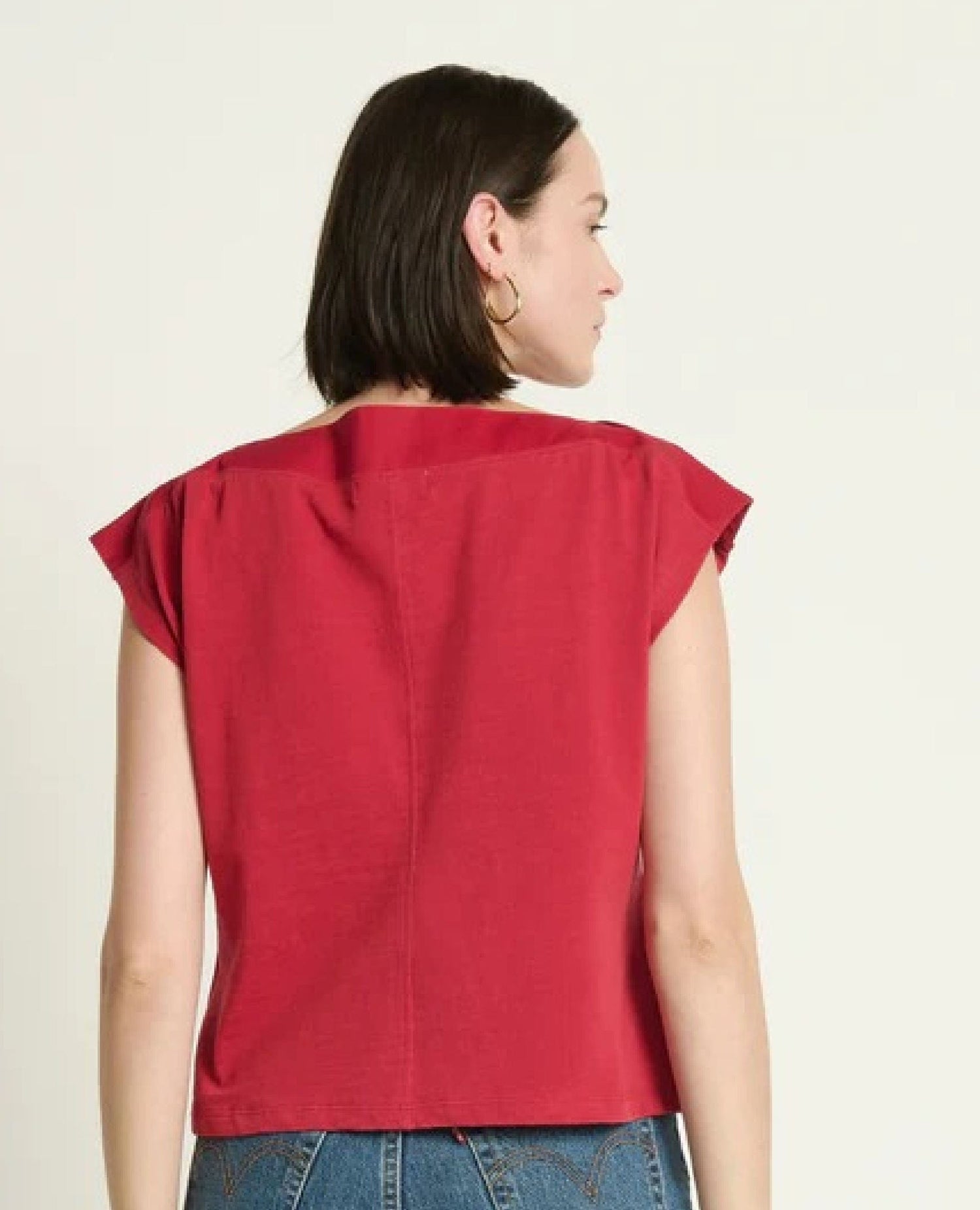 Nation Brooks Snap Top Red