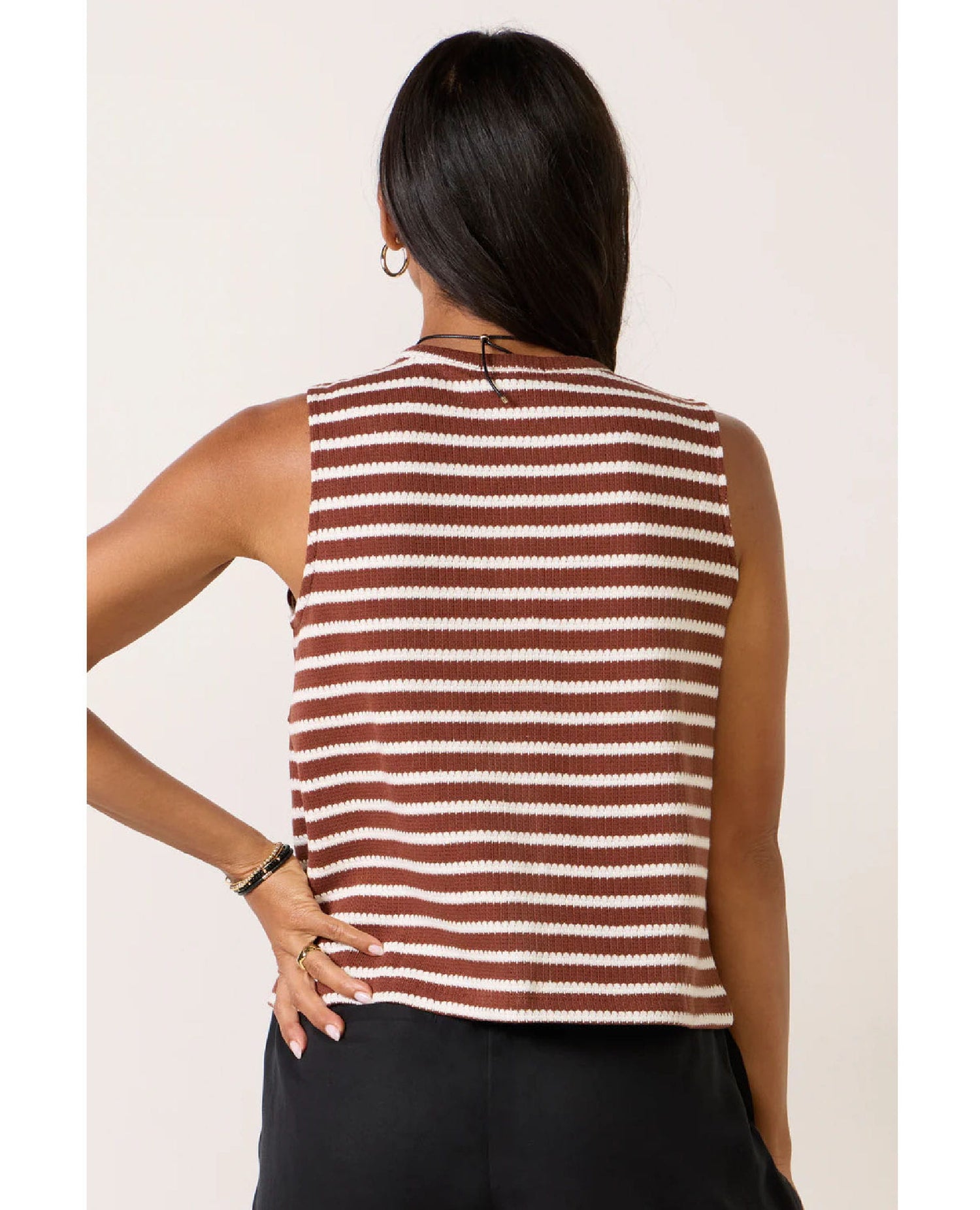 Campari Tank Clay Stripe