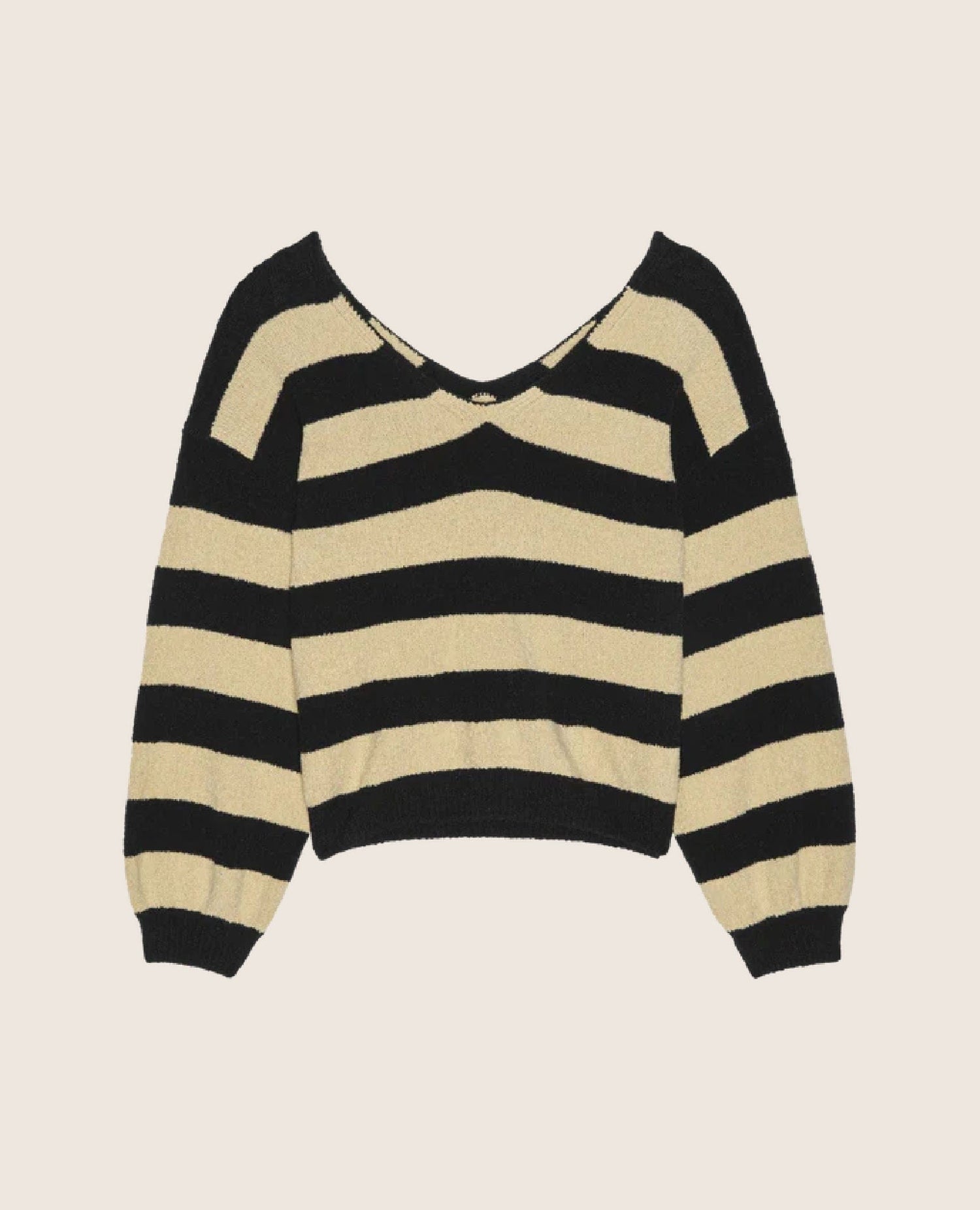 Carmine Butterscotch Stripe Sweater