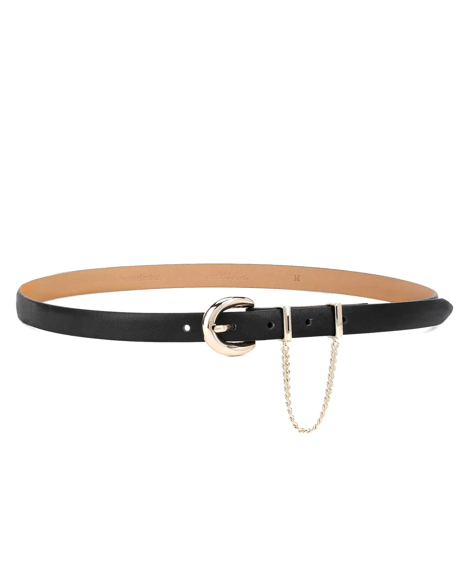 Cascade Chain Belt in Black