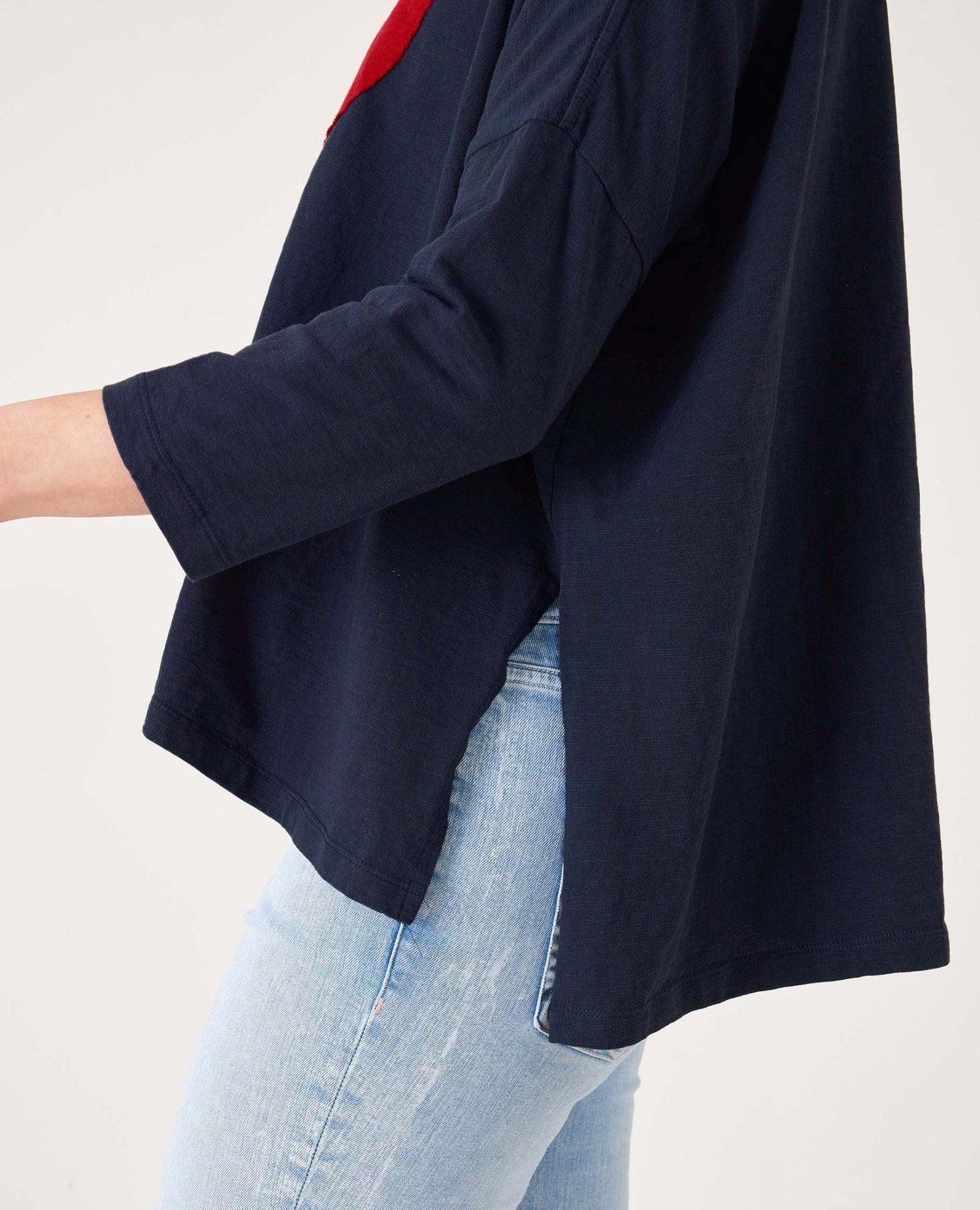 Catalina Red Heart Top Navy