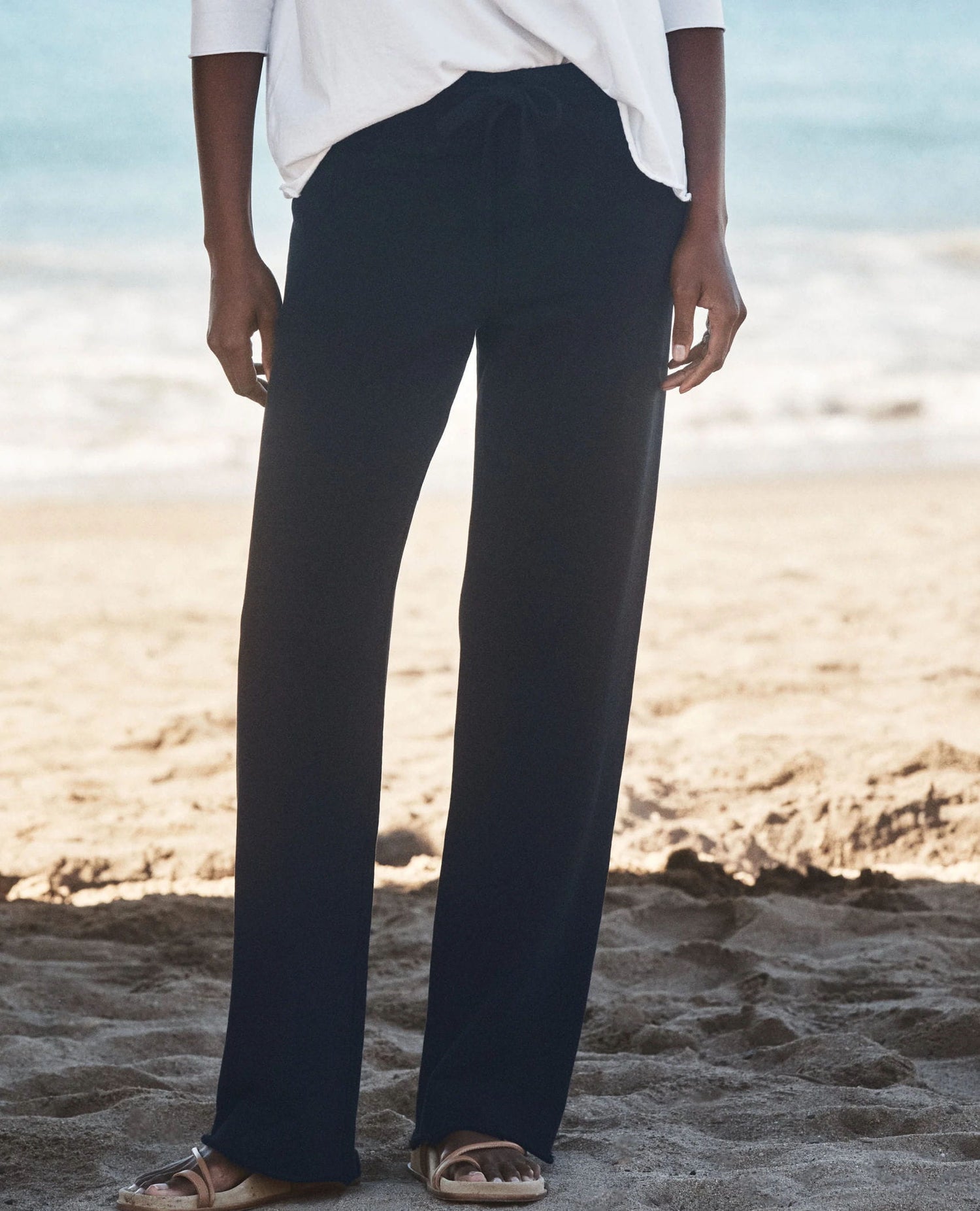 Catherine Fleece Sweatpant Navy