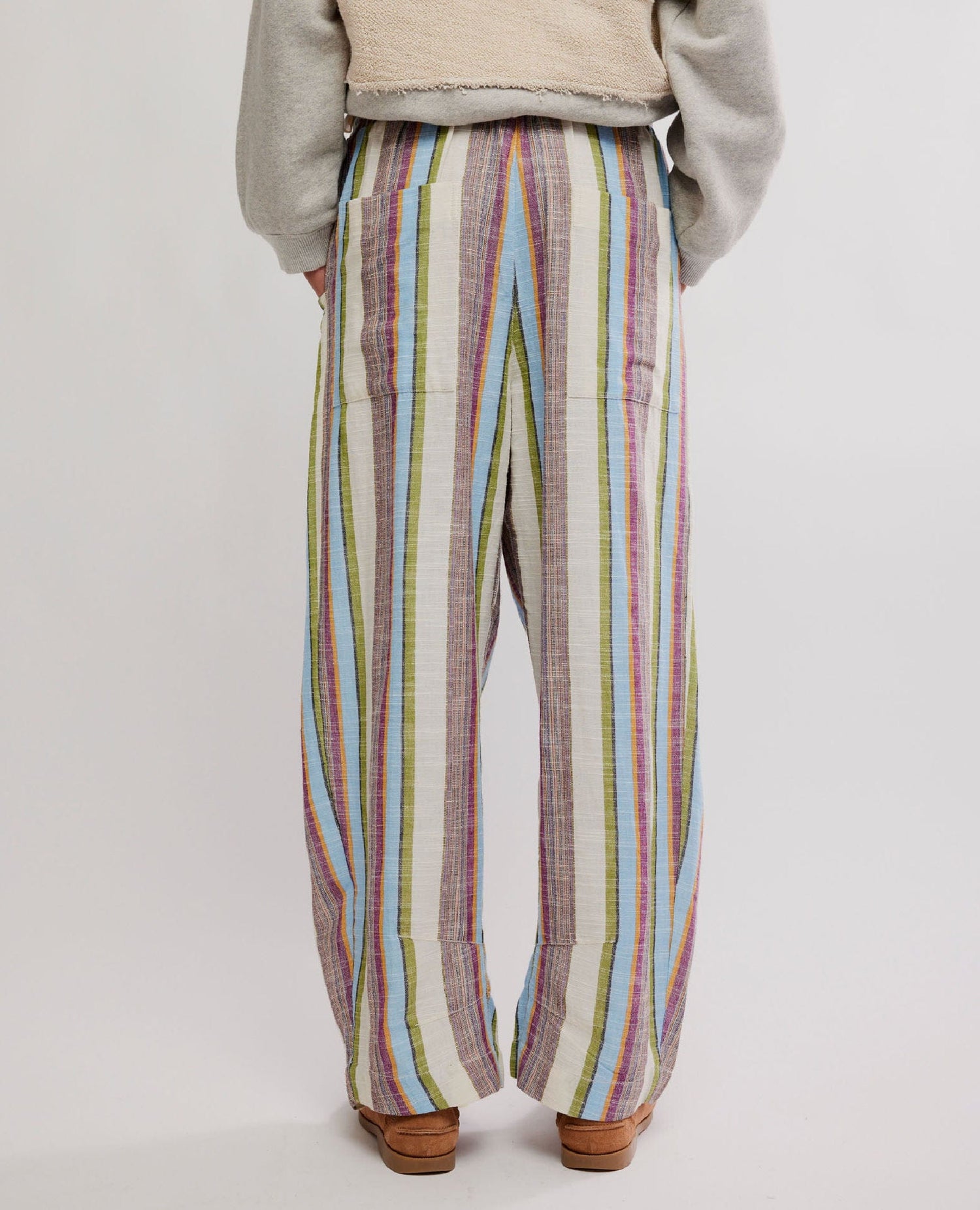 Chambers Stripe Pant Ivory Combo