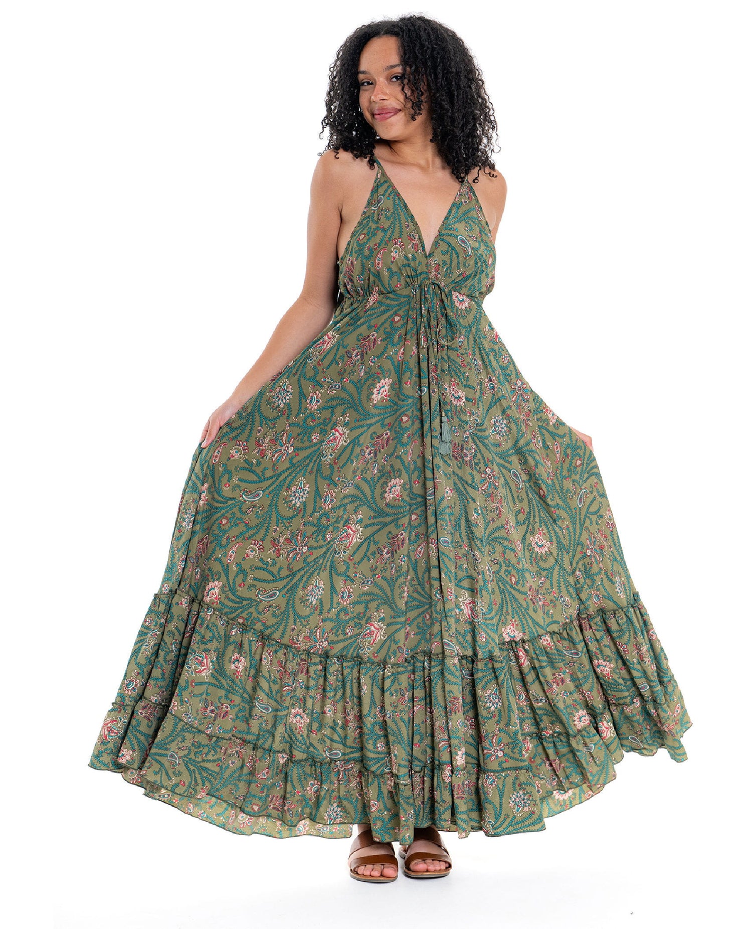 Emerald Isle Gypsy Maxi Dress