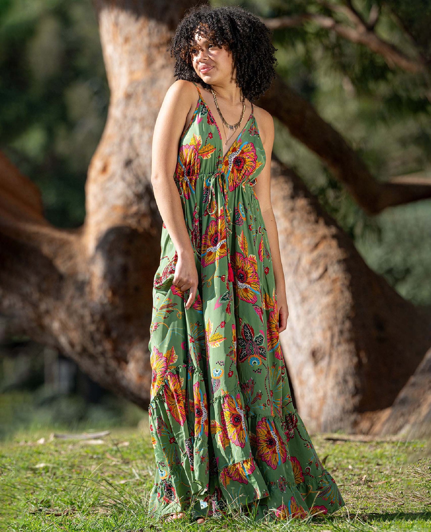 Solstice Maxi Dress Garden Bloom