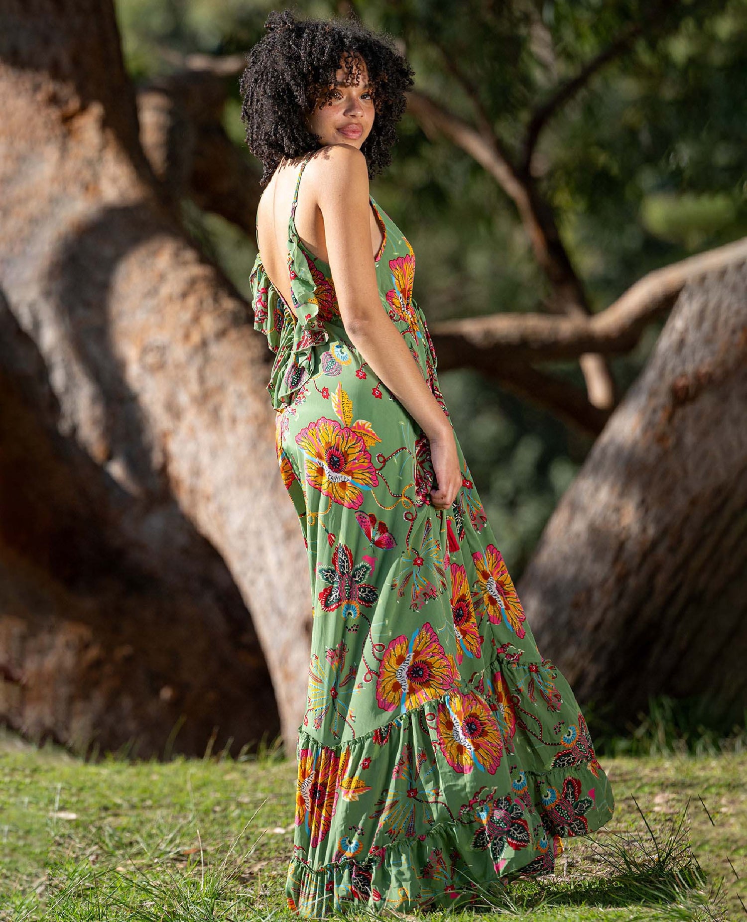 Solstice Maxi Dress Garden Bloom