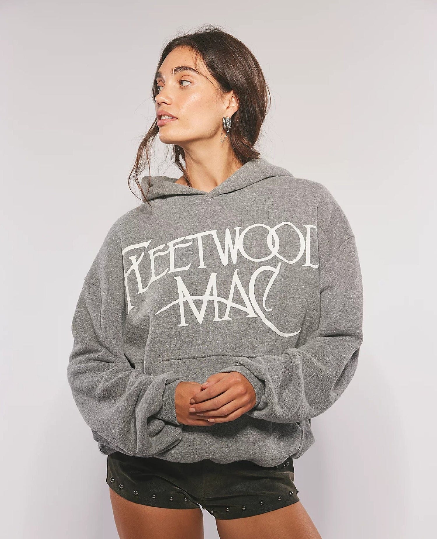 Fleetwood Mac Cozy Hoodie Grey