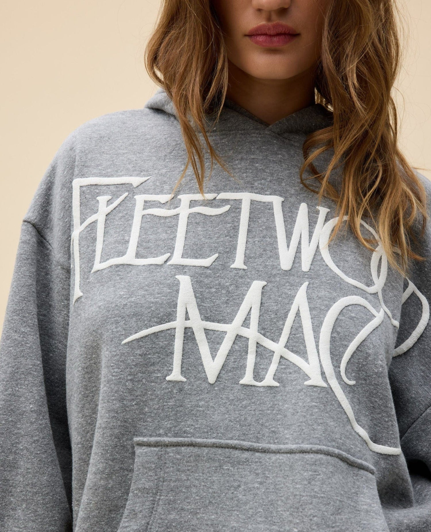 Fleetwood Mac Oversized Hoodie Grey