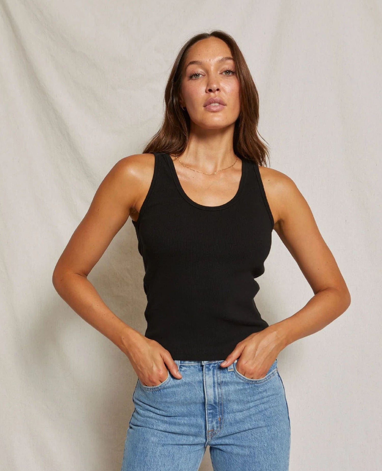 Debbie Tank True Black