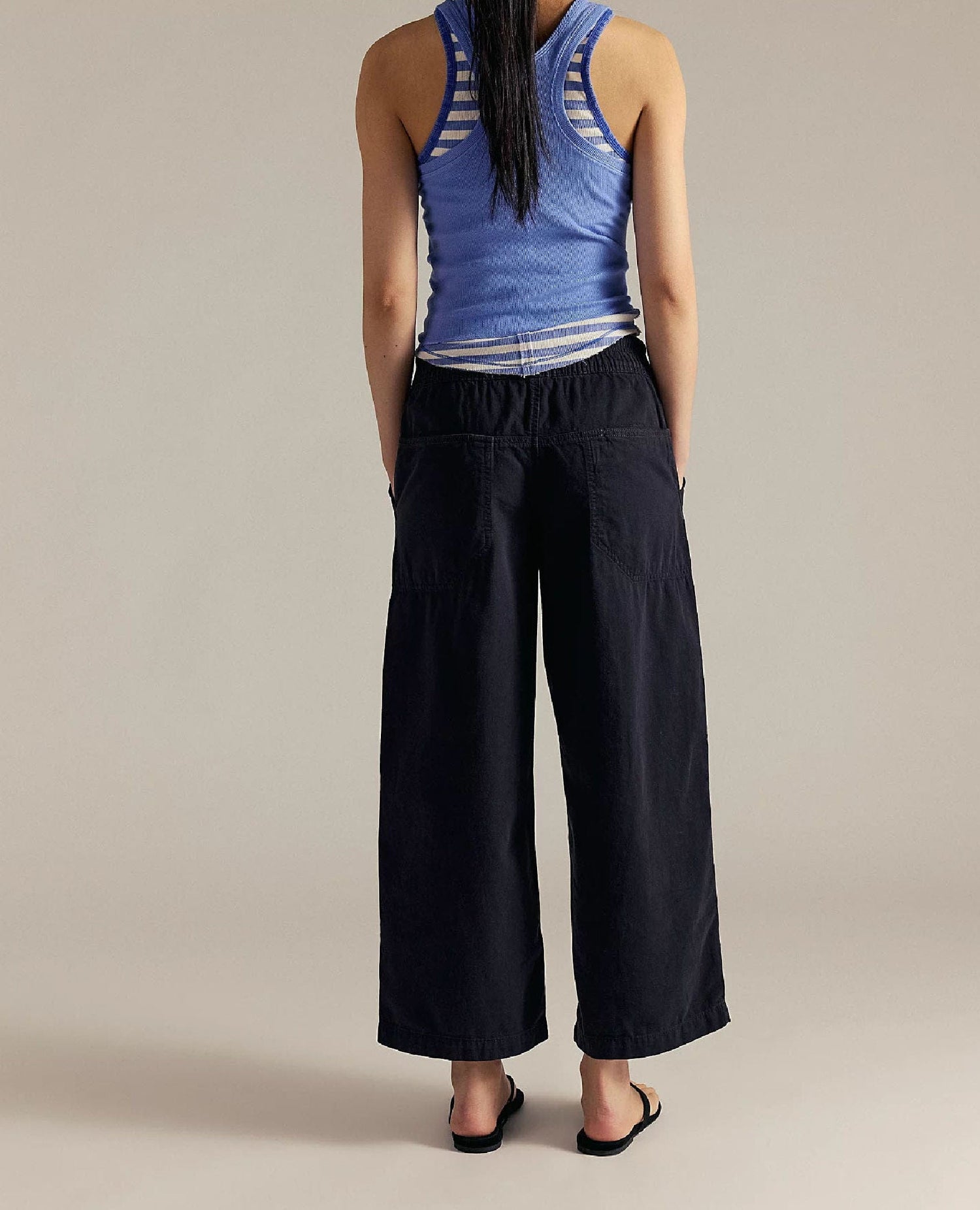 Easy Peasy Pull On Pant in Black