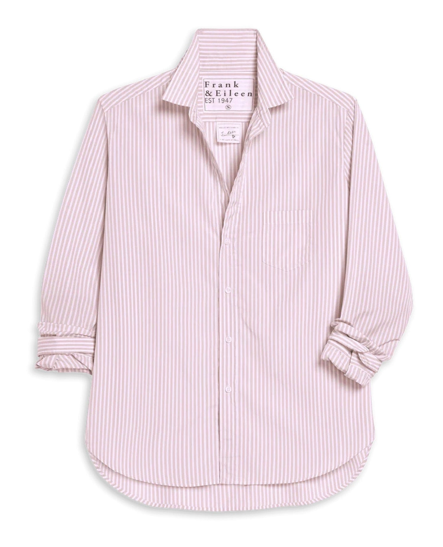 Eileen Pink Stripe Superluxe Button Down