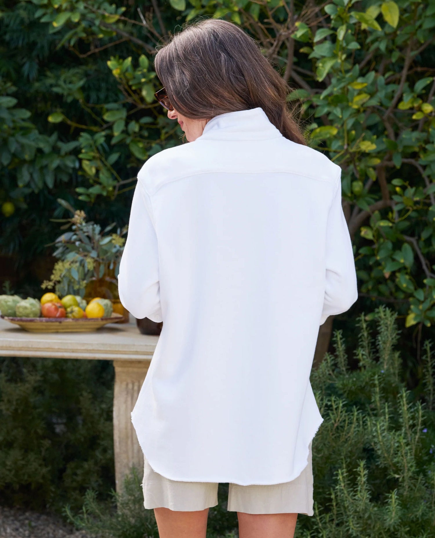 Eileen Triple Fleece White