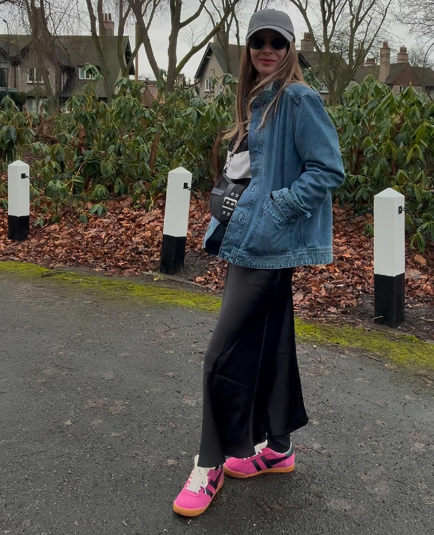 Elan Sneaker Fuchsia Black Evergreen