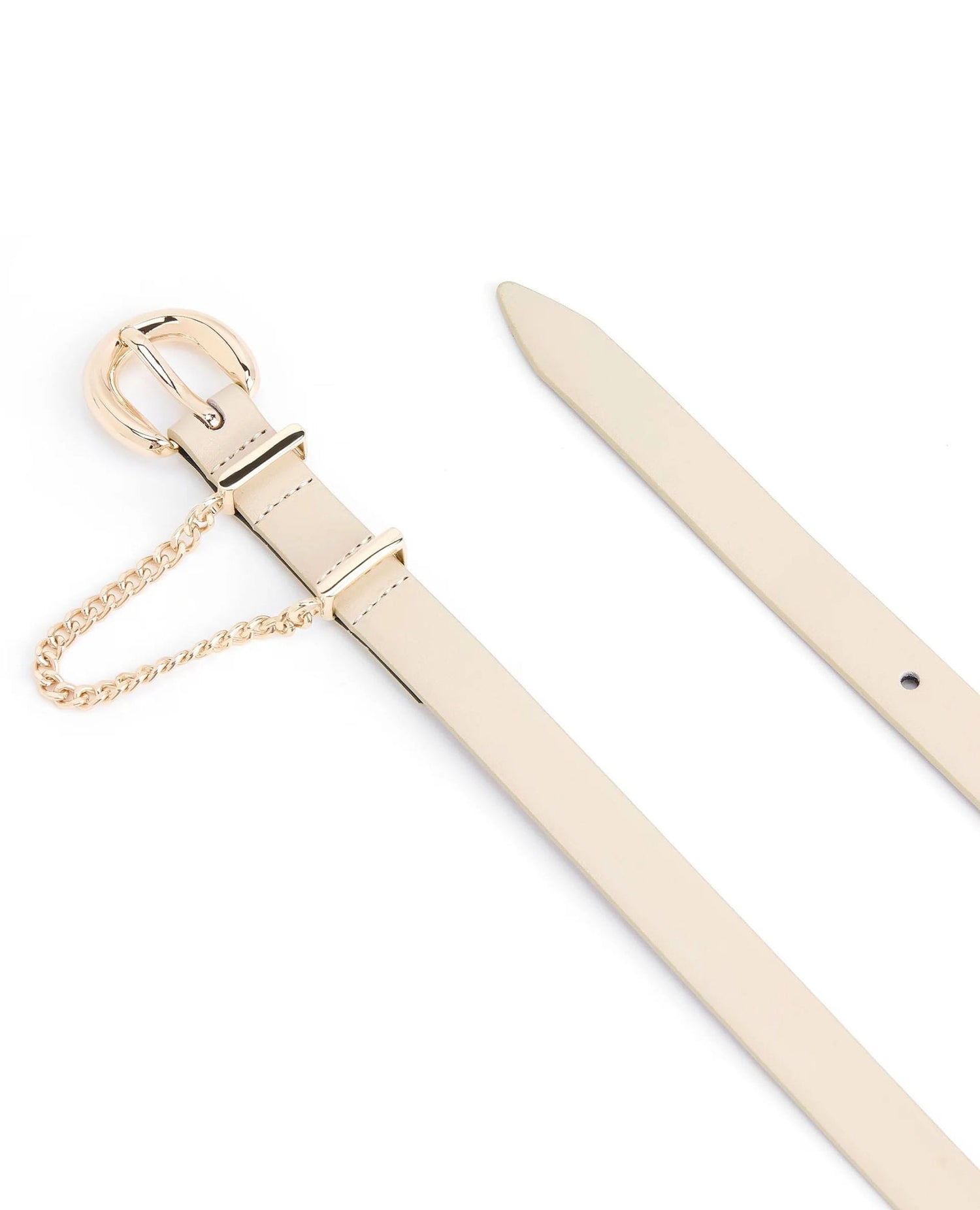 Cascade Chain Belt Ivory