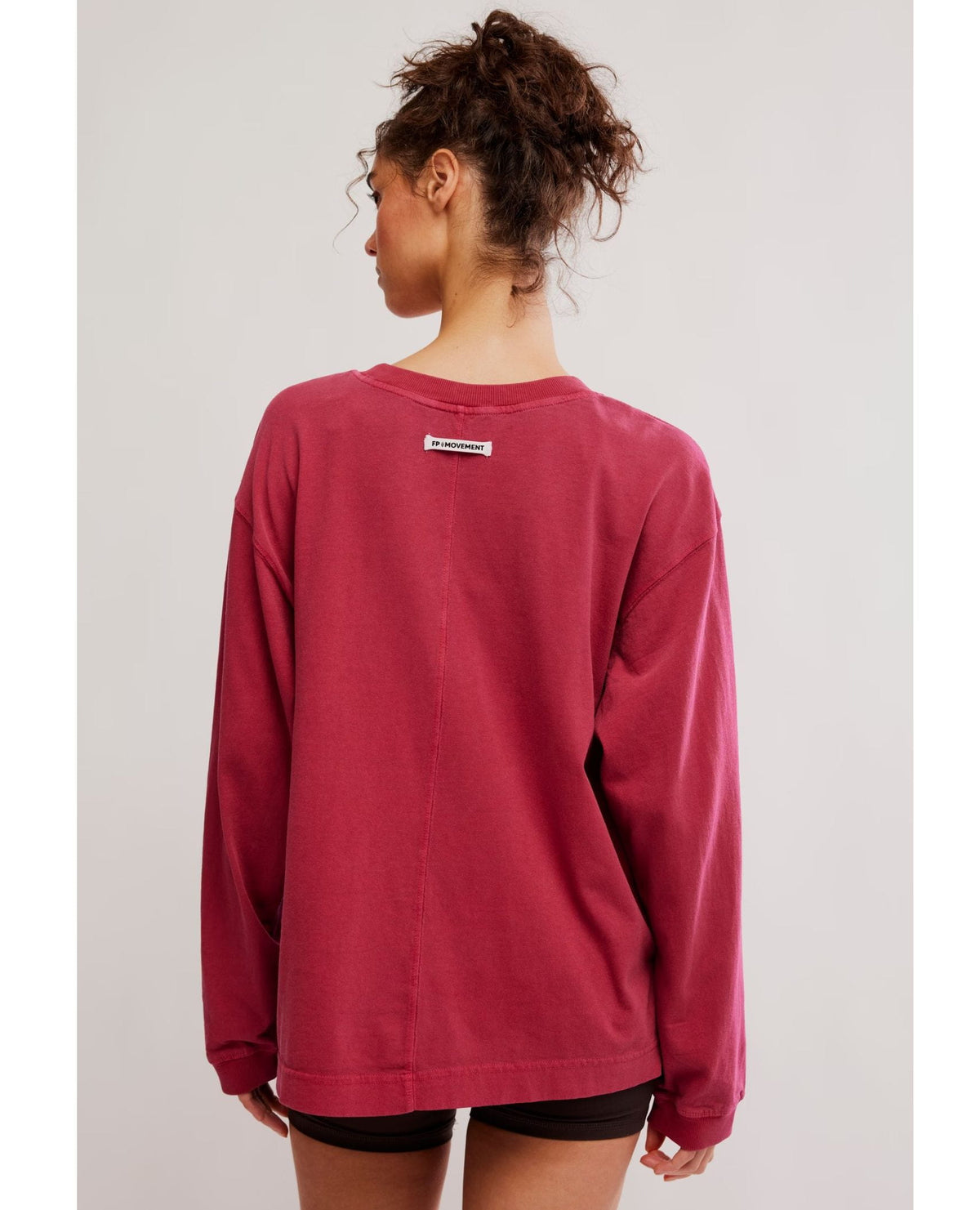 Hustle Layer LS Brick Red
