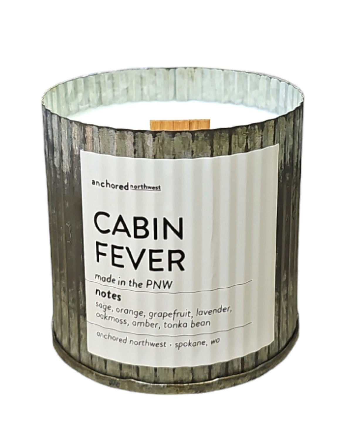 Cabin Fever Wood Wick Candle