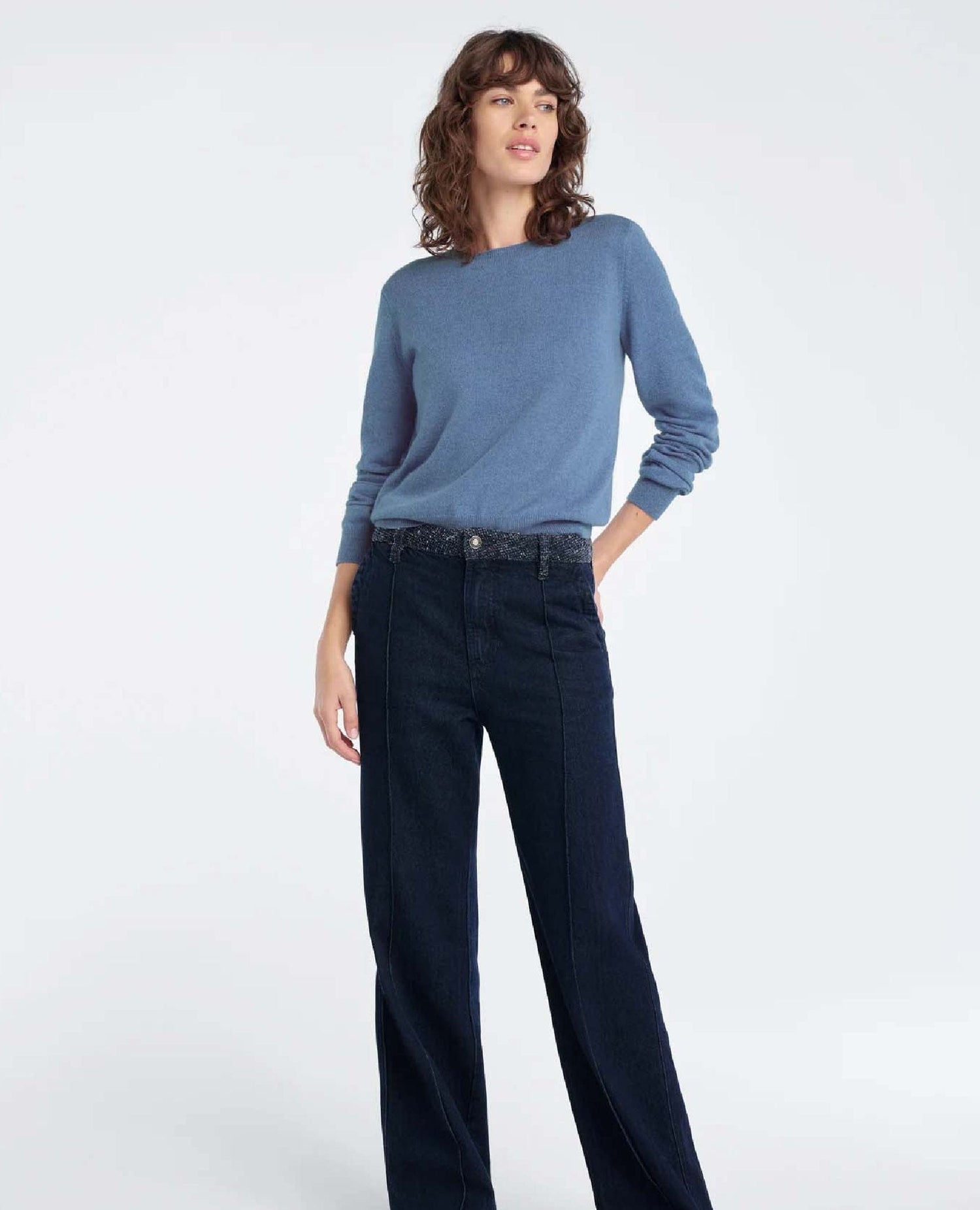 Favorite Cashmere Sweater River Blue
