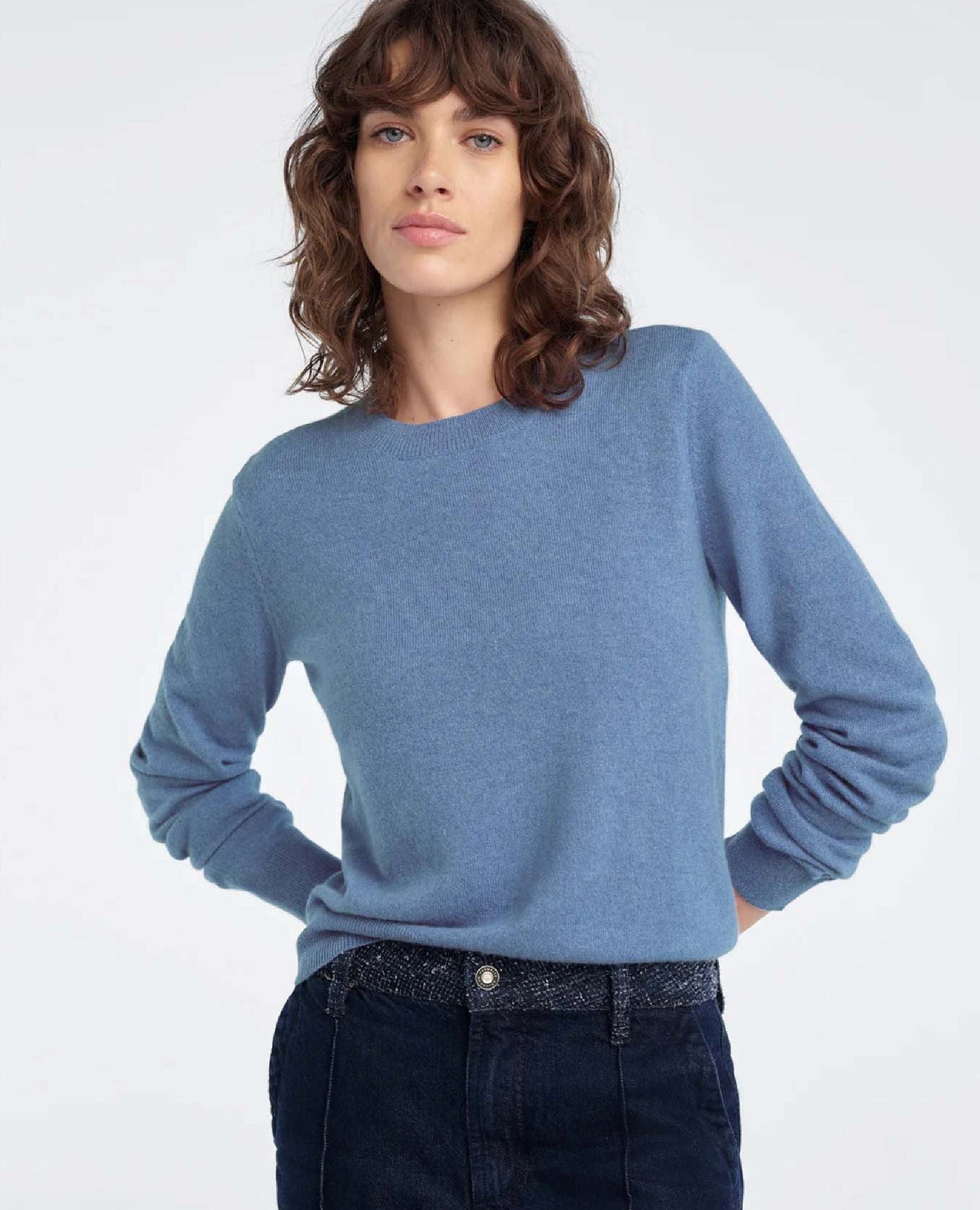 Favorite Cashmere Sweater River Blue
