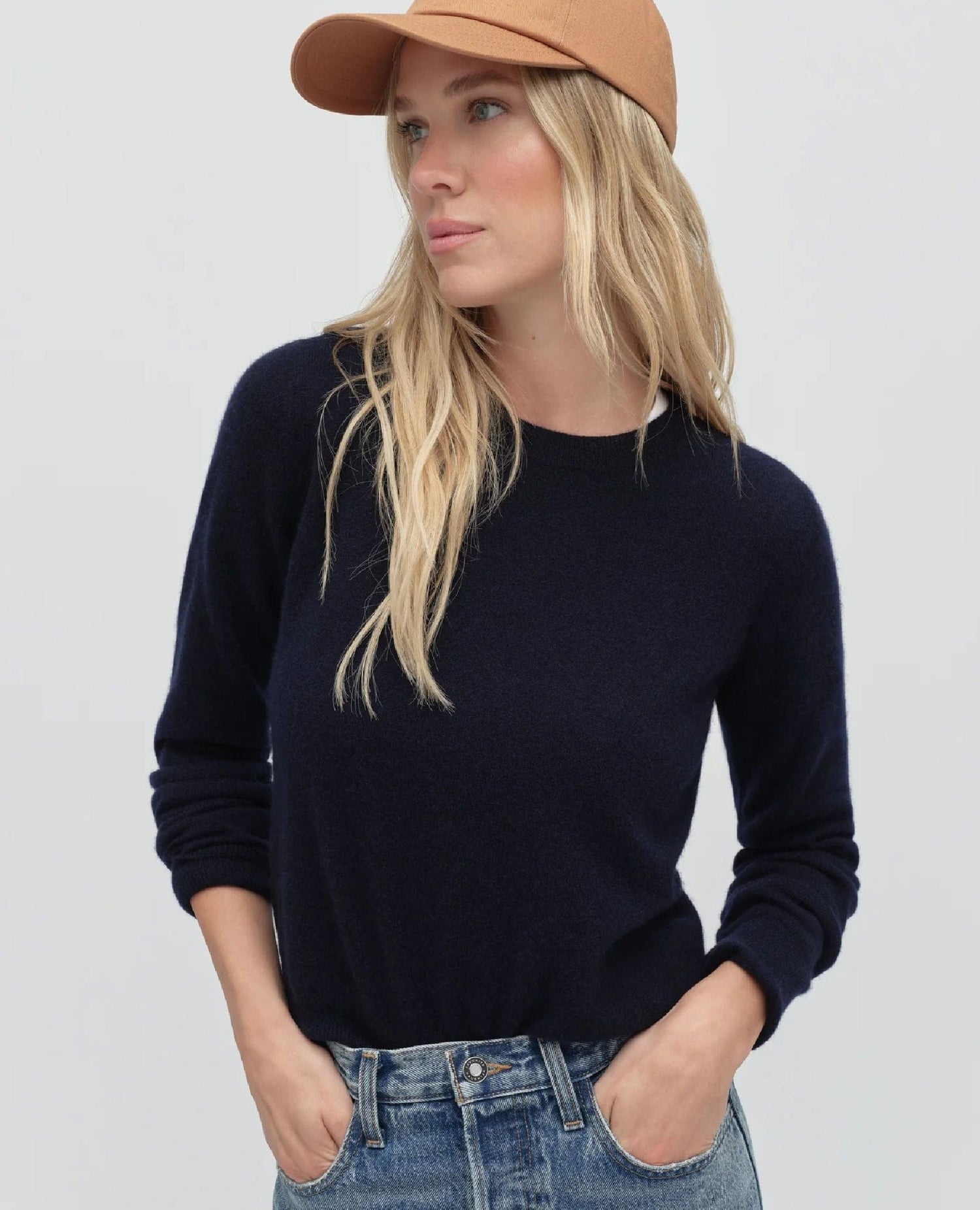 Fav Cashmere Sweater Navy