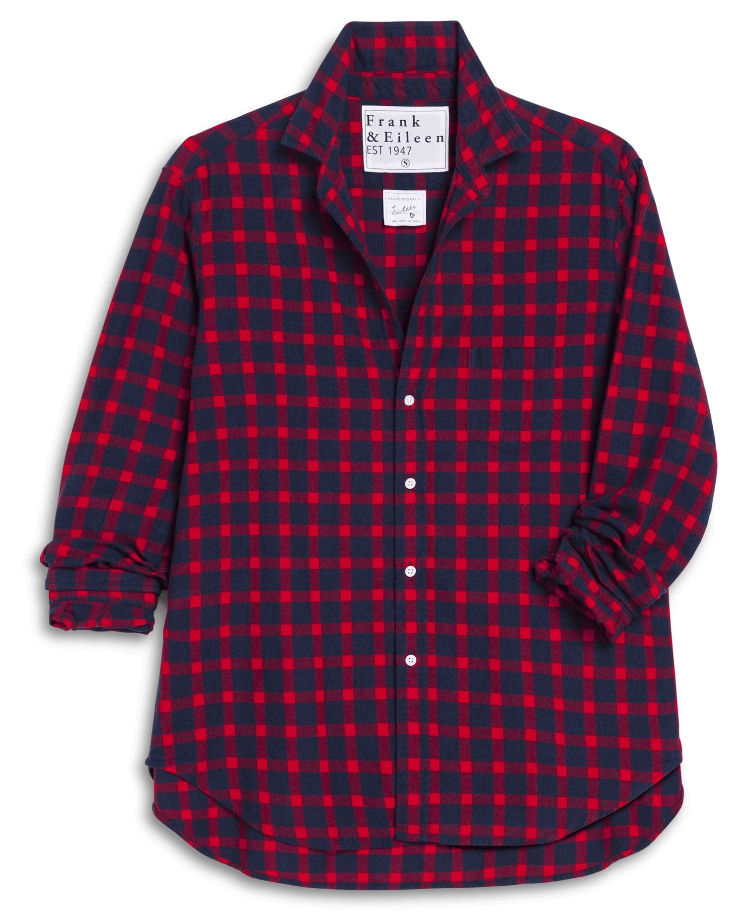 Frank & Eileen Red Blue Plaid Eileen