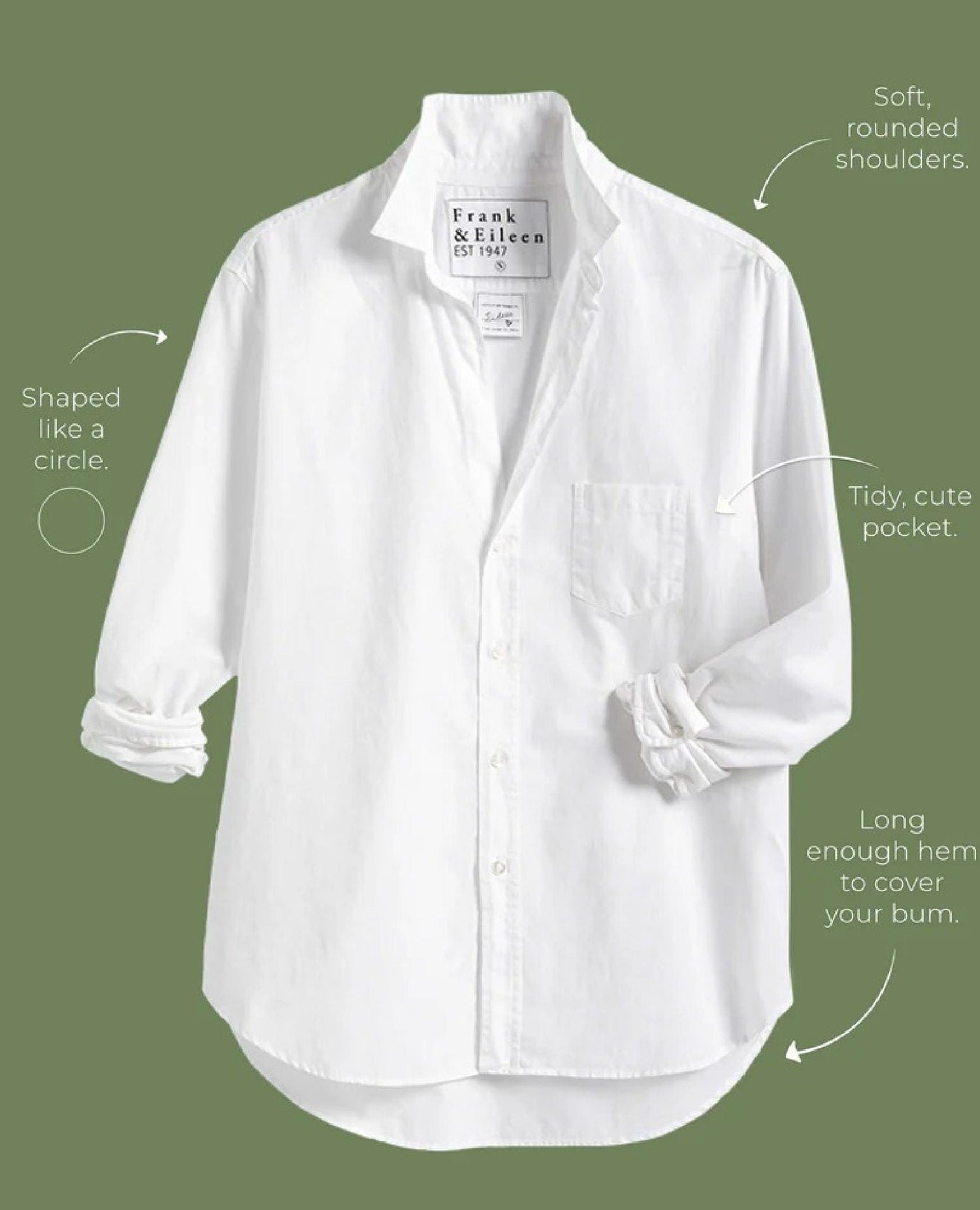 Frank & Eileen White Denim Eileen