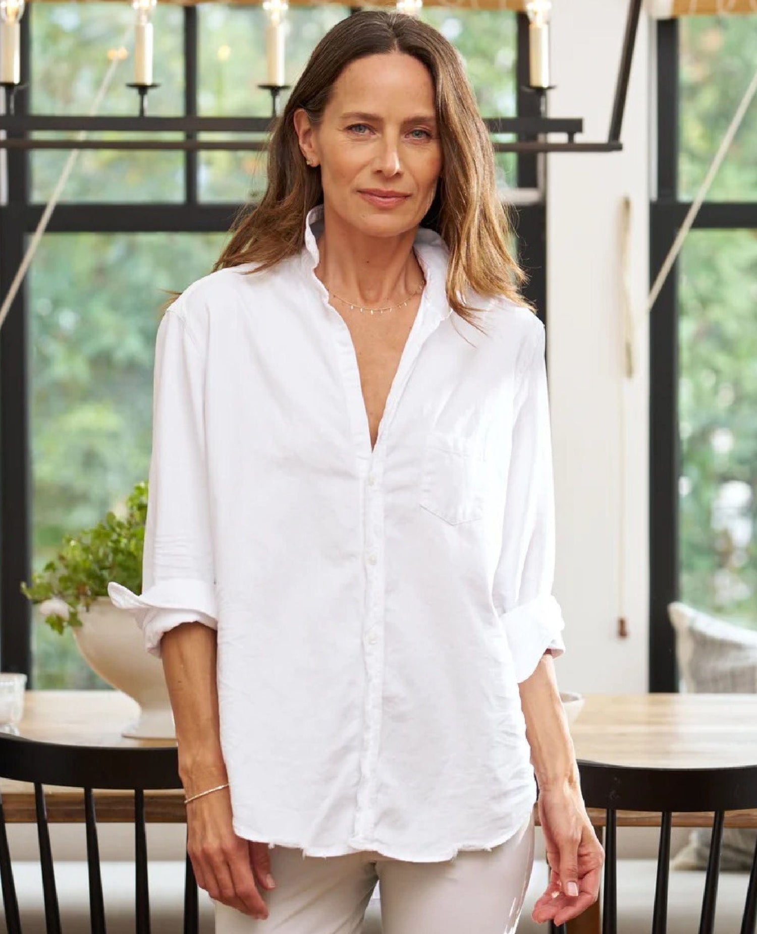 Frank & Eileen White Denim Eileen