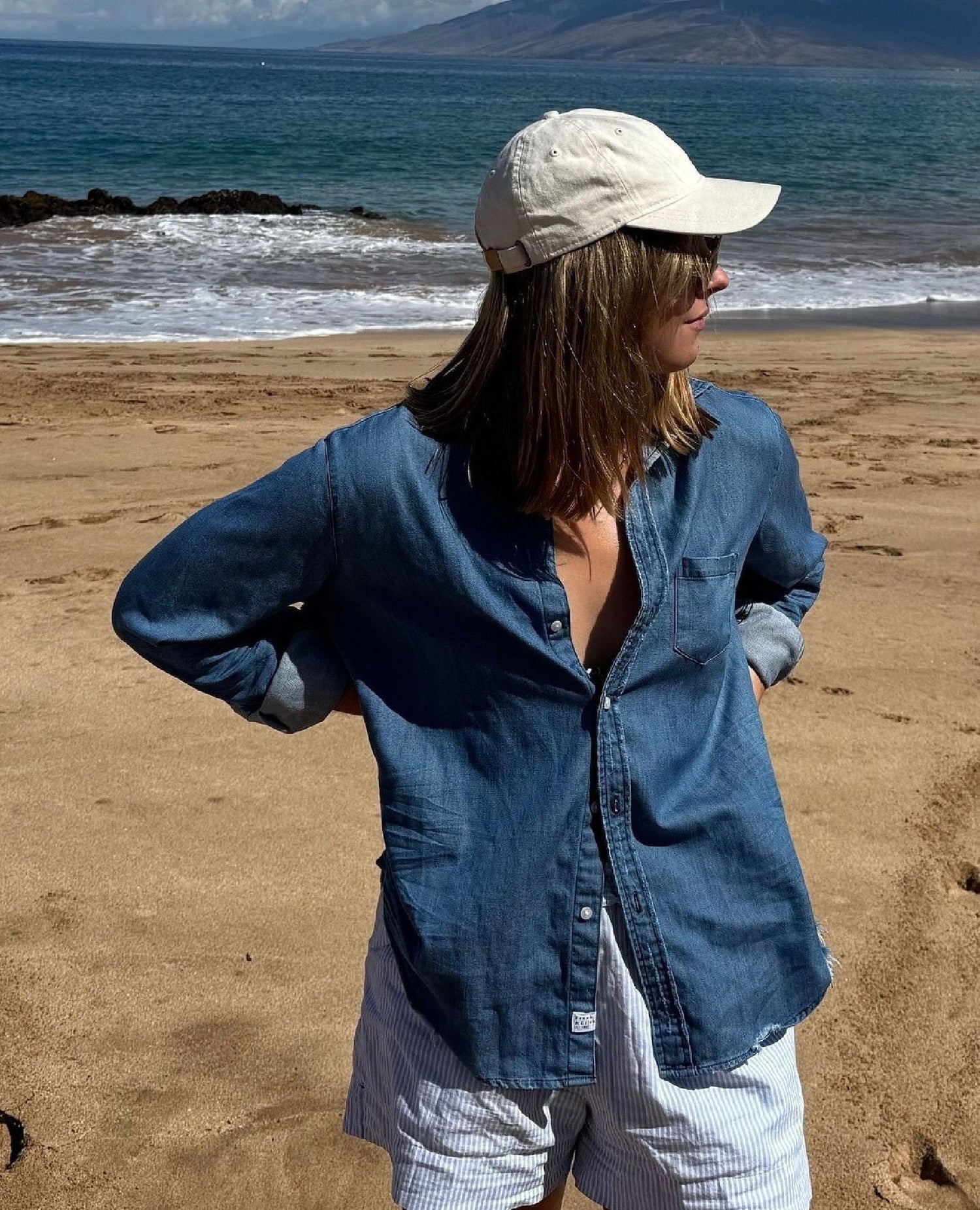 Frank & Eileen Vintage Denim Relaxed Shirt