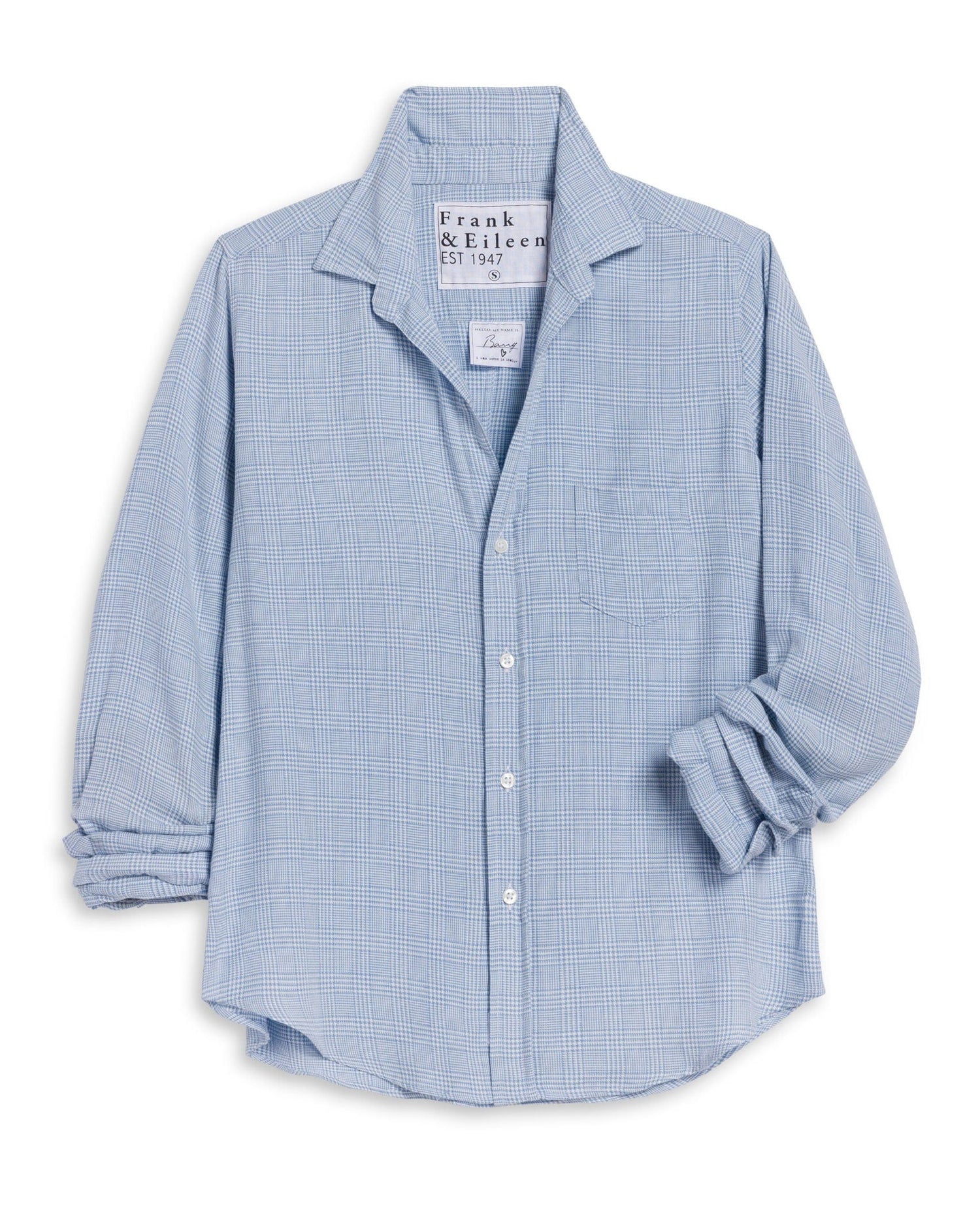 Barry Shirt Light Blue Plaid