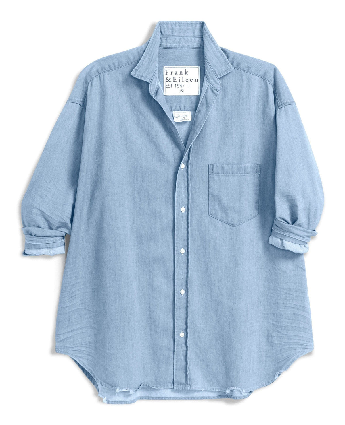Shirley Oversized Denim Button-Up Shirt