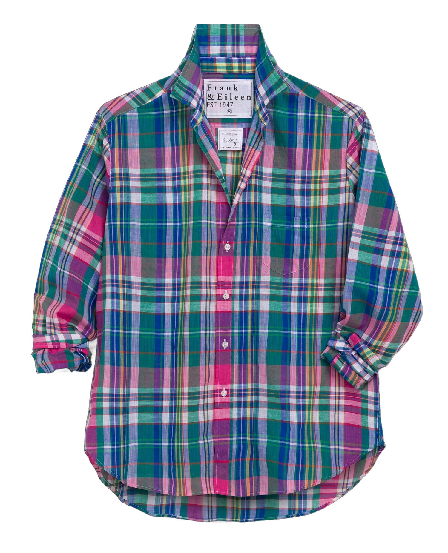 Eileen Coastal Bloom Plaid