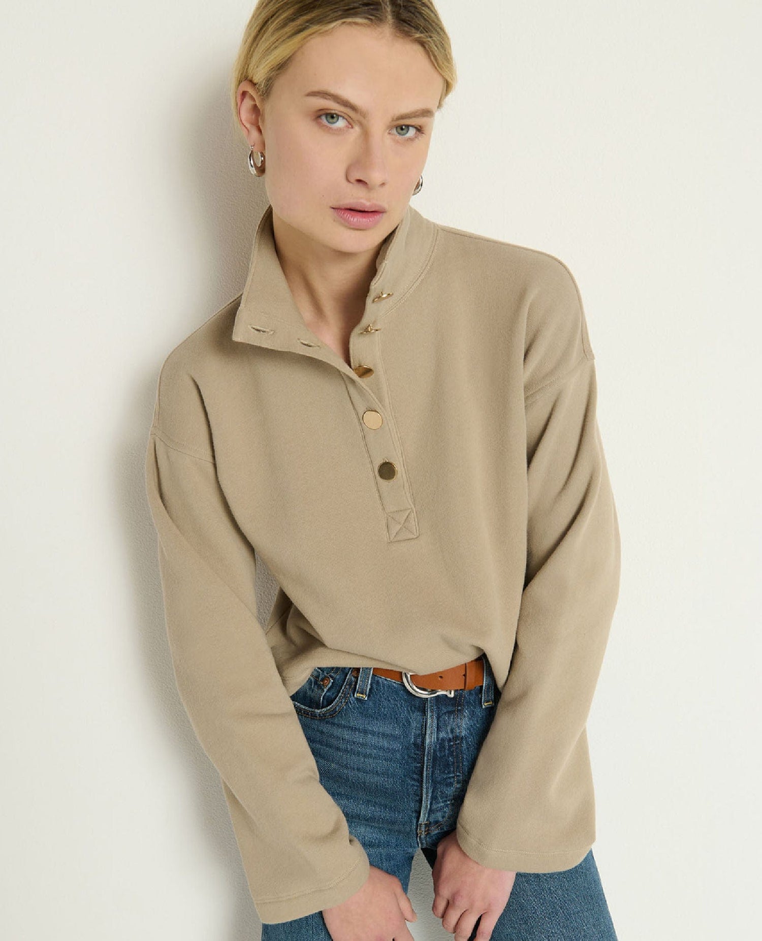 Franz Button Up Vintage Khaki