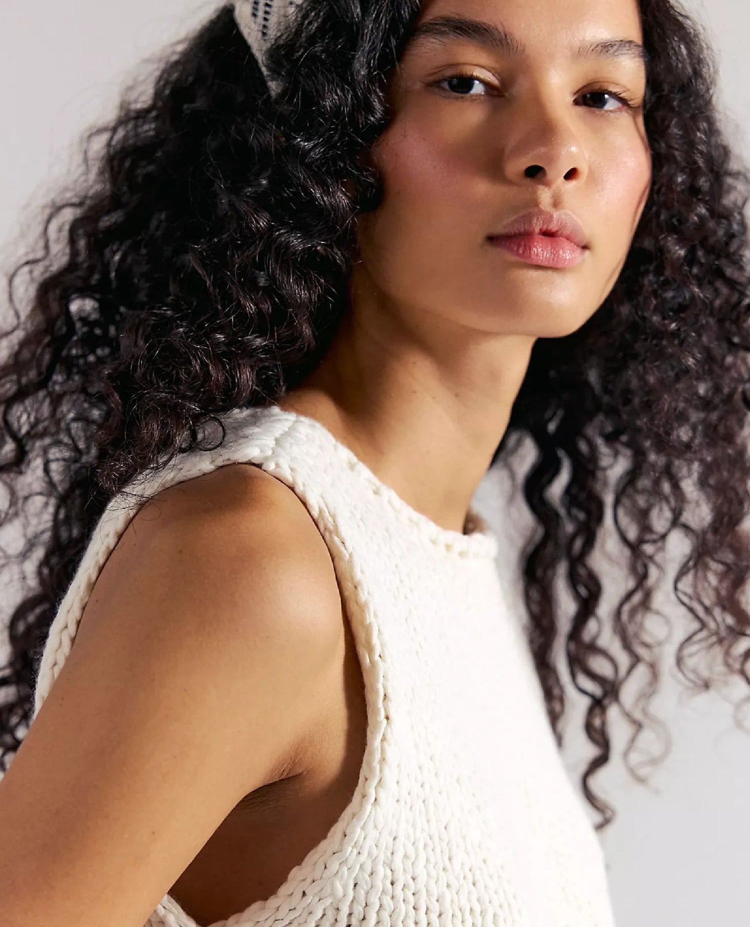 Opal Sweater Tank Ivory