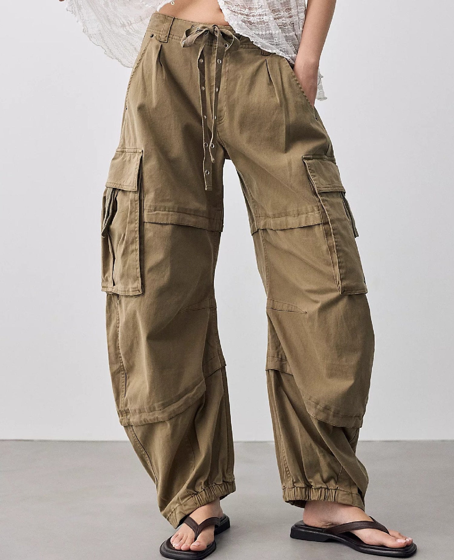 Reef Curved Cargo Pant Aloe