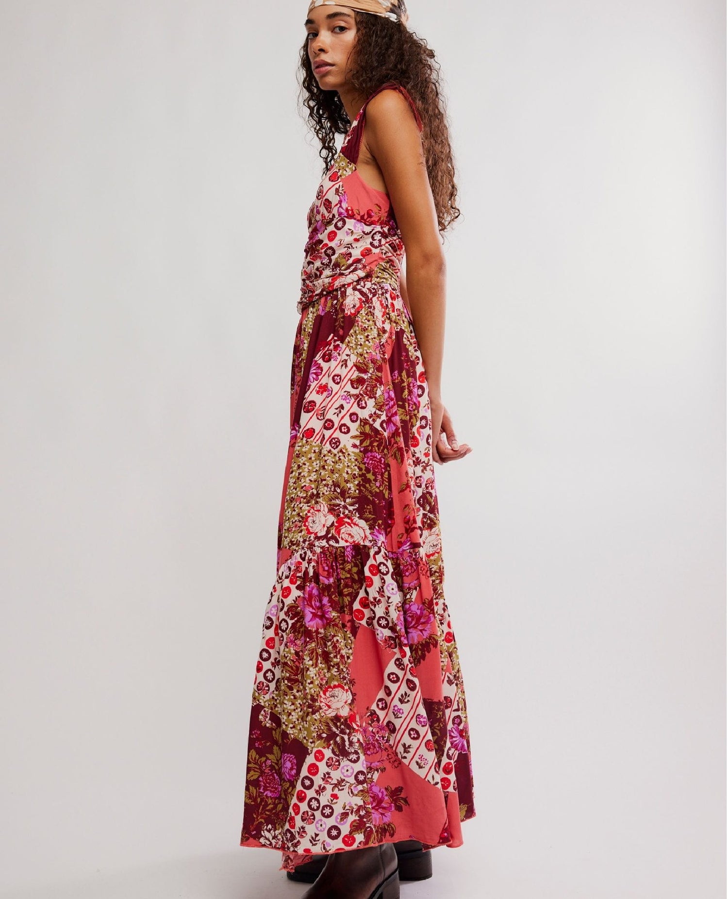 Sasha Strawberry Maxi Dress