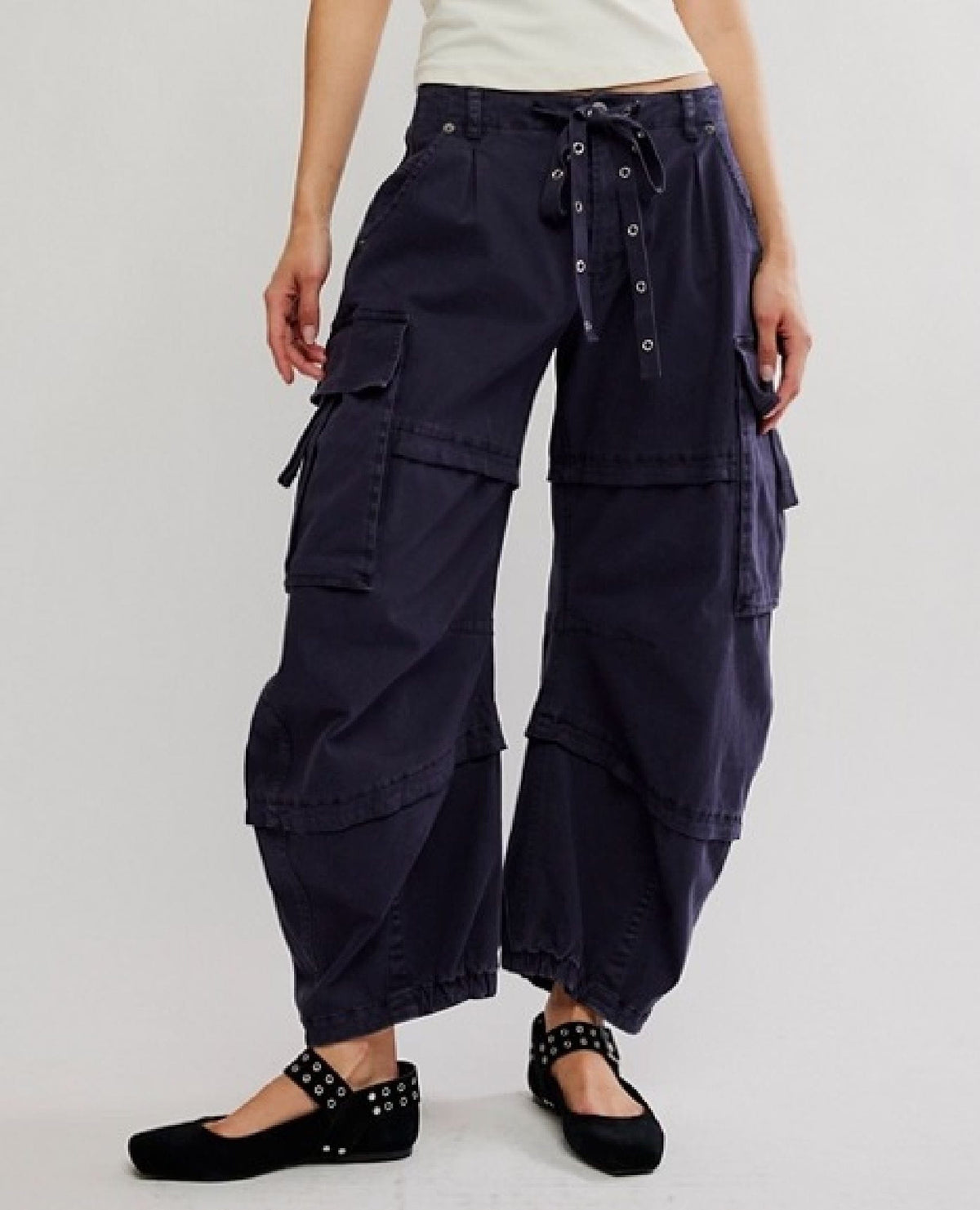 Reef Curved Cargo Pant Black